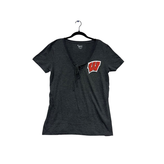Wisconsin Badgers V-Neck T-Shirt X-Large #937A