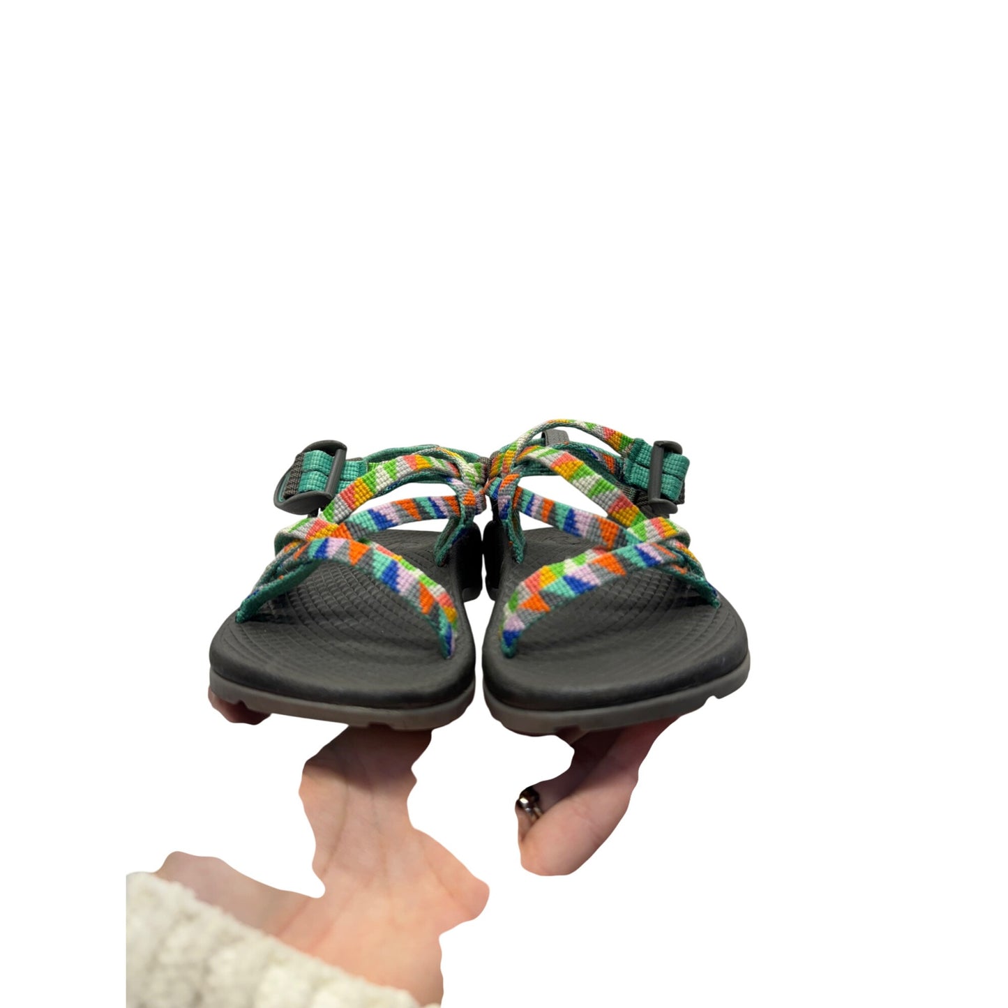 Chaco Kids Z/1 Ecotread Sandals Multicolor Adjustable Straps Size 10 #9834