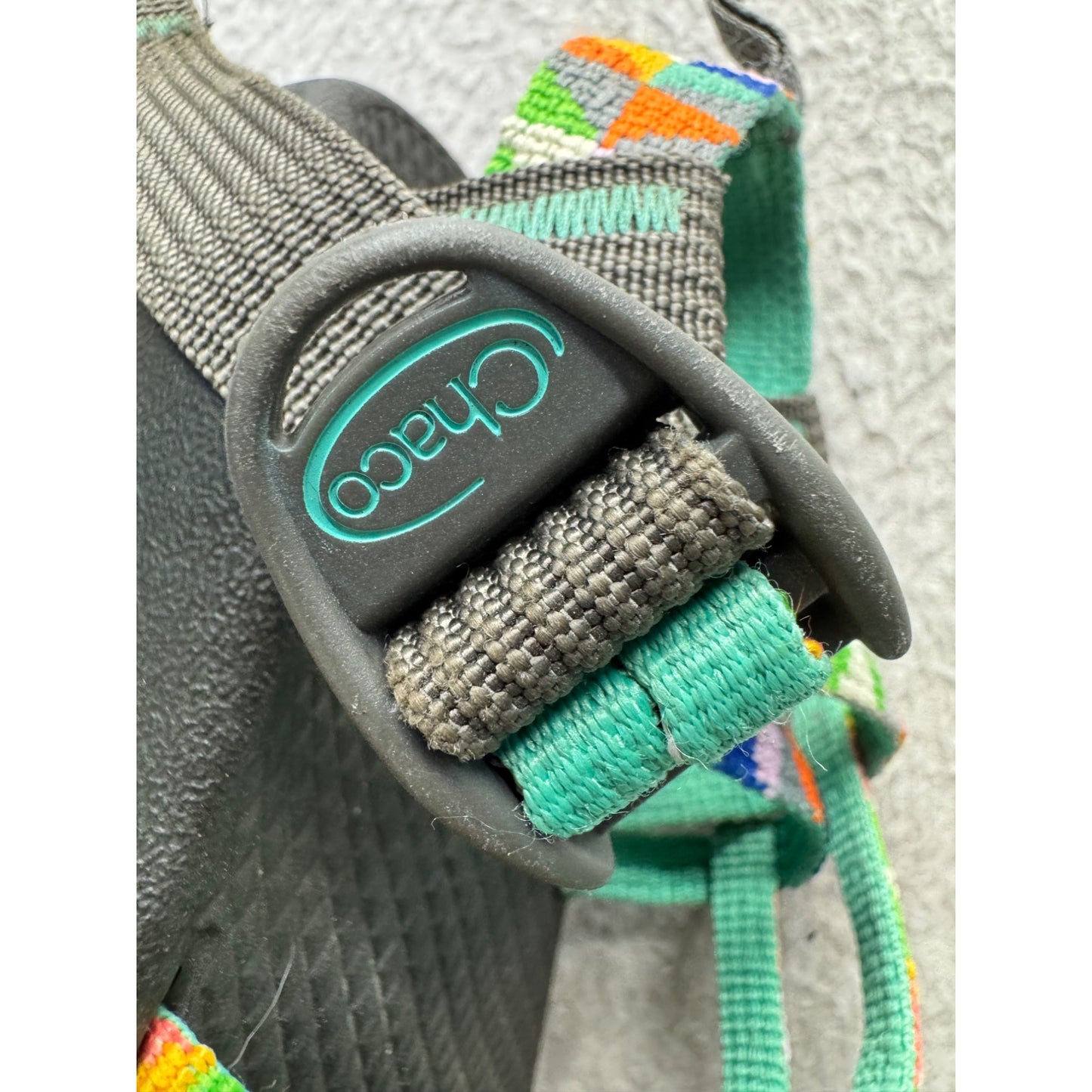 Chaco Kids Z/1 Ecotread Sandals Multicolor Adjustable Straps Size 10 #9834