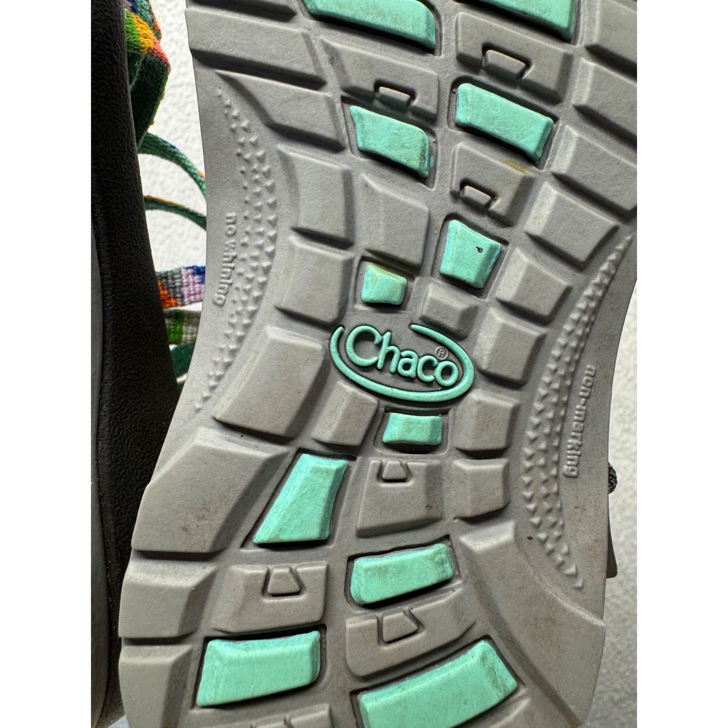 Chaco Kids Z/1 Ecotread Sandals Multicolor Adjustable Straps Size 10 #9834