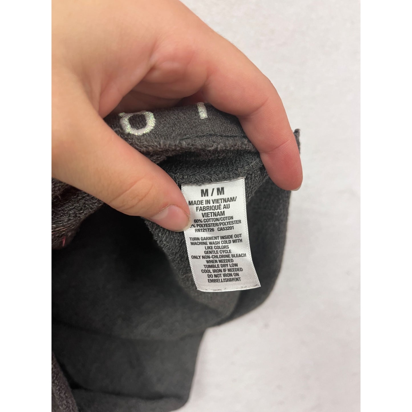 Aéropostale M 1987 Drawstring Shorts Gray & Pink #589A