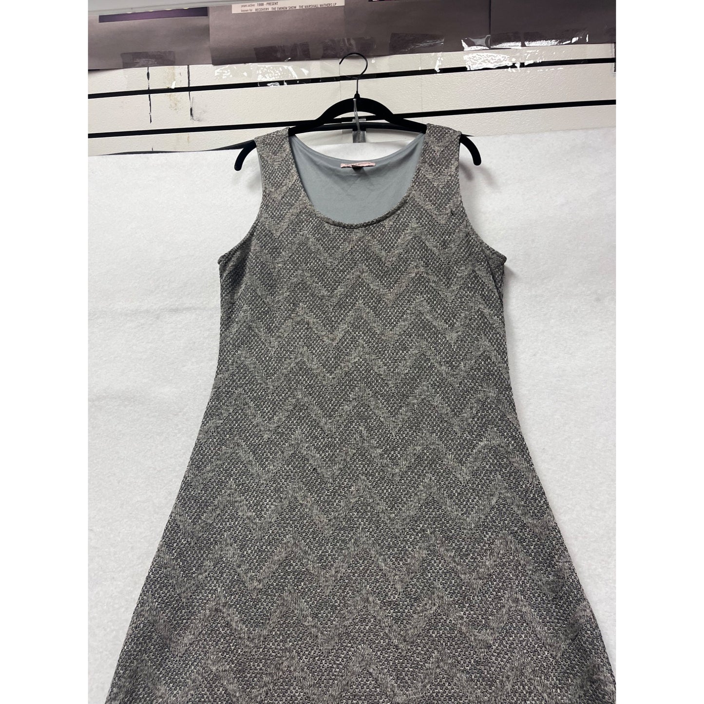 Sharagano Womens Sleeveless Chevron Maxi Dress Size 14 #534A