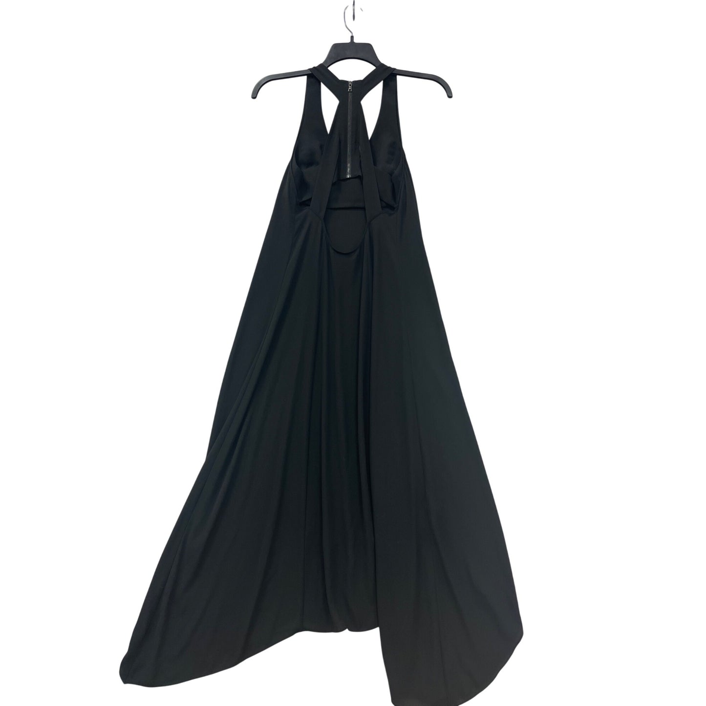 BCBGMAXAZRIA Black Sleeveless High-Low Maxi Dress  #8329