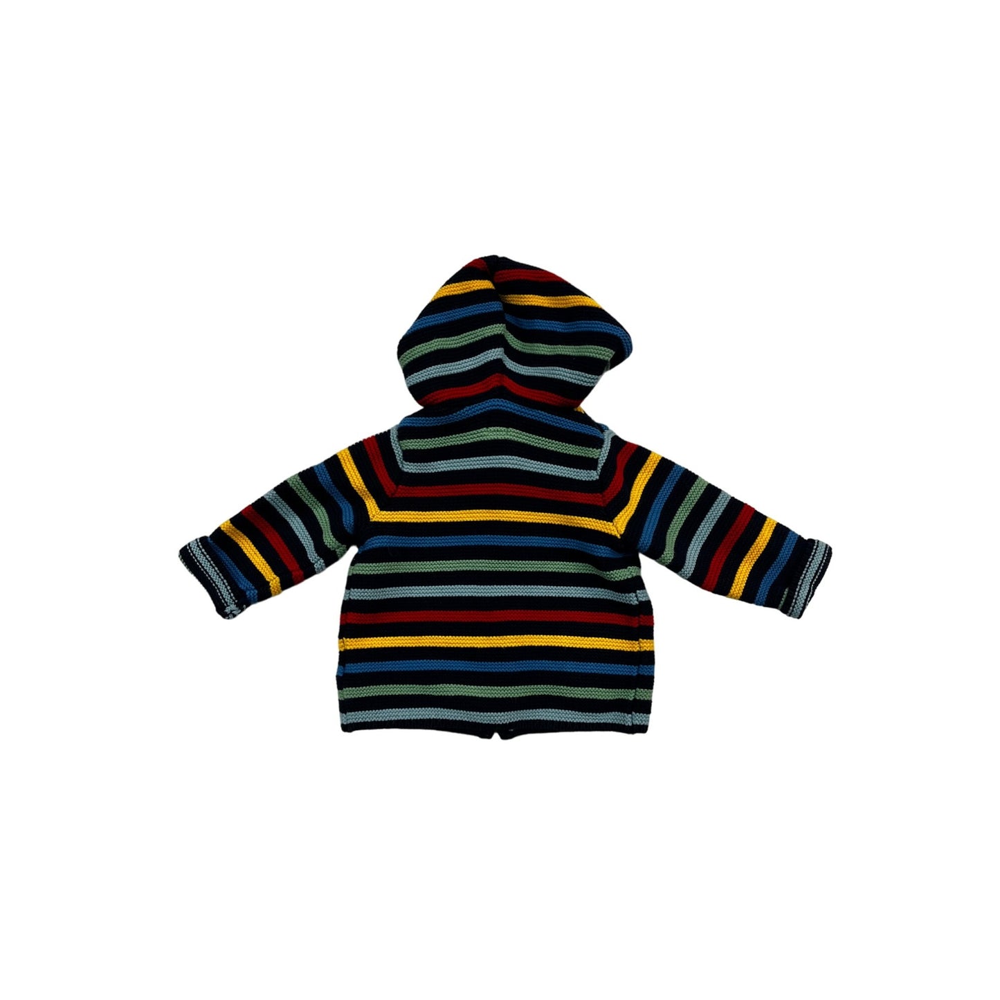 Baby’s ButtonUp Knitted Striped Sweater #2435