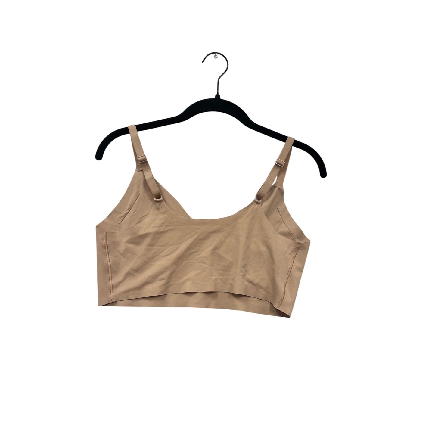 True & Co Womens Seamless Nude Bralette Size L #375A