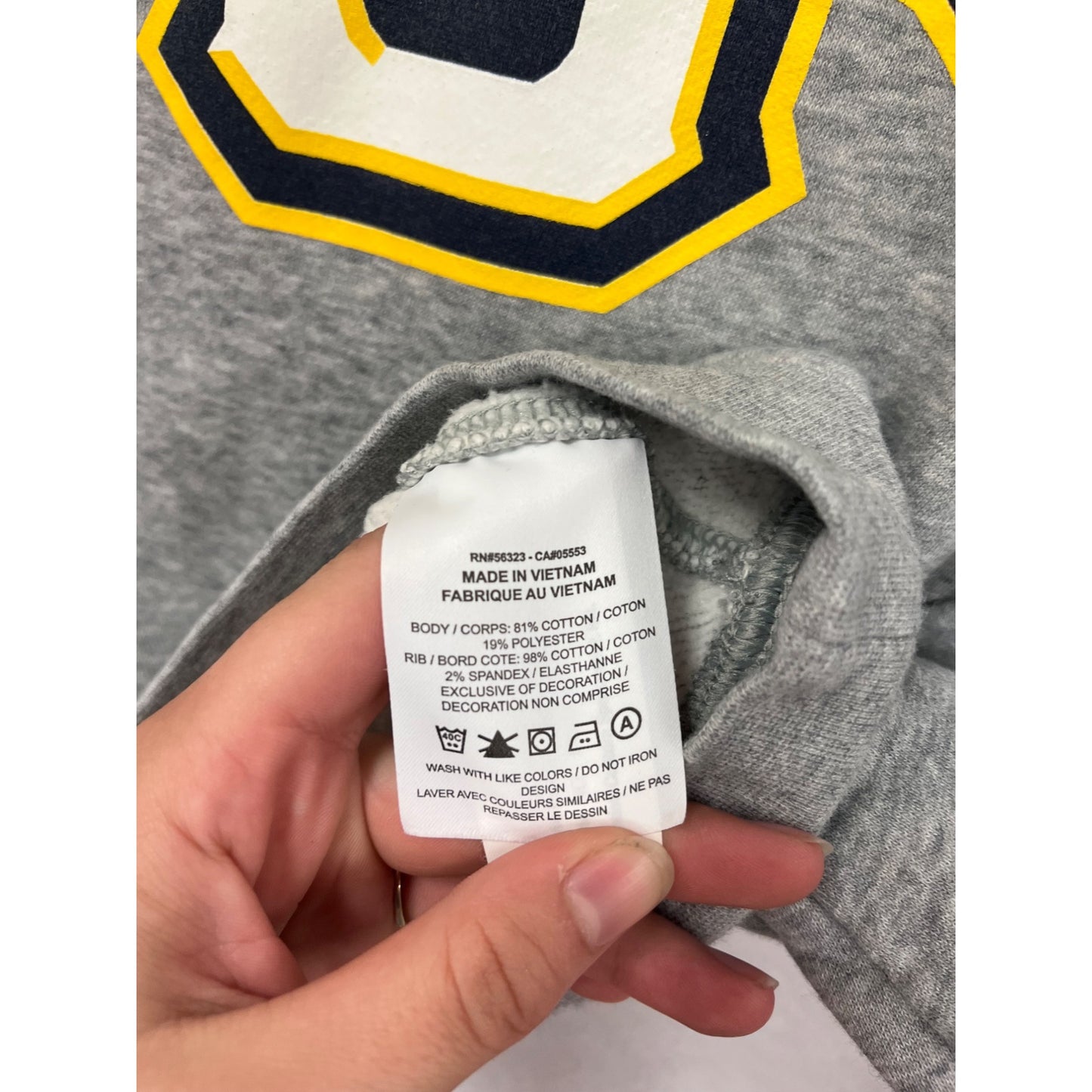 Nike Small Marquette University Gray Crewneck Sweatshirt #8828