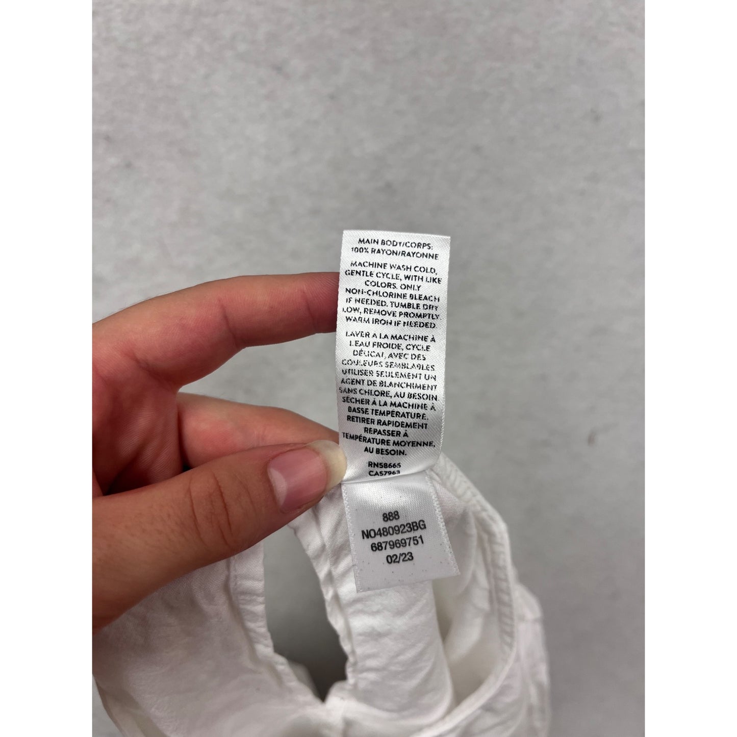 Nordstrom Kids White Puff Sleeve Top M #291A