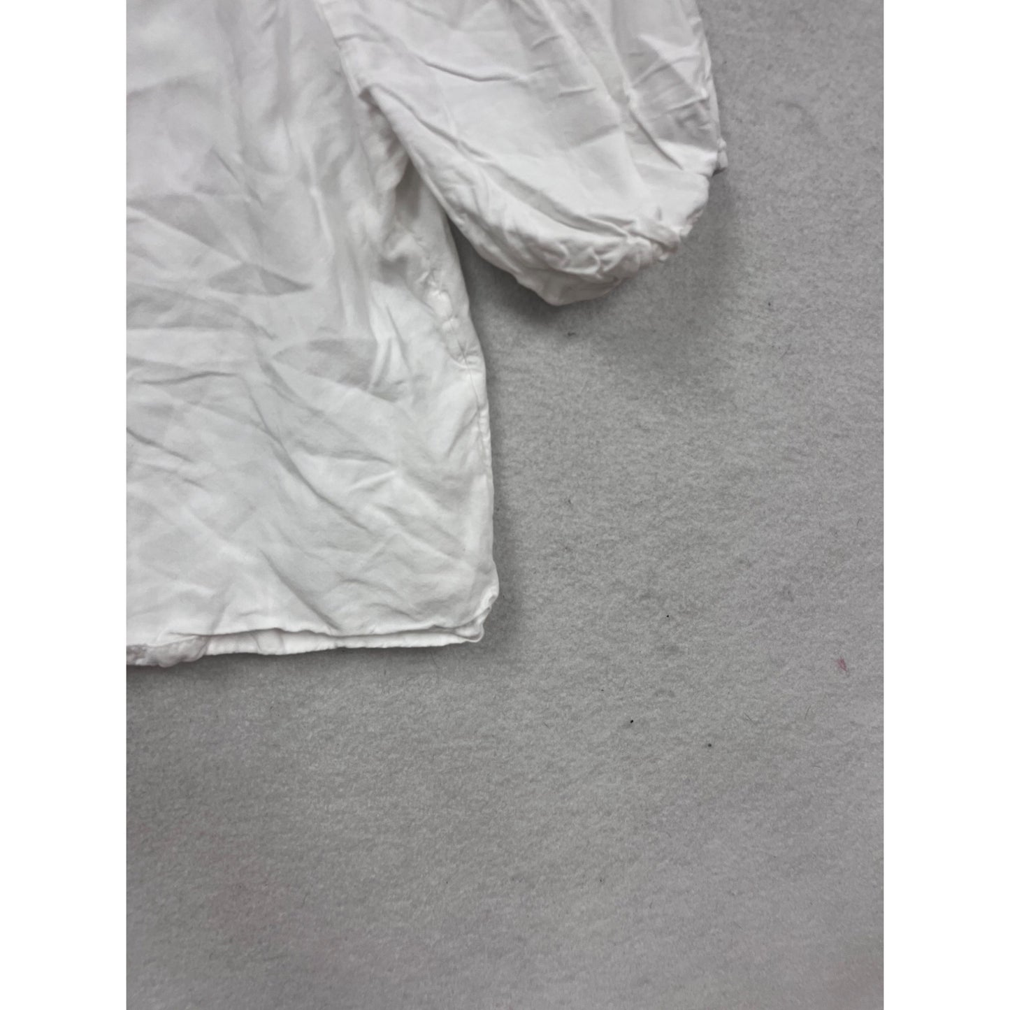 Nordstrom Kids White Puff Sleeve Top M #291A