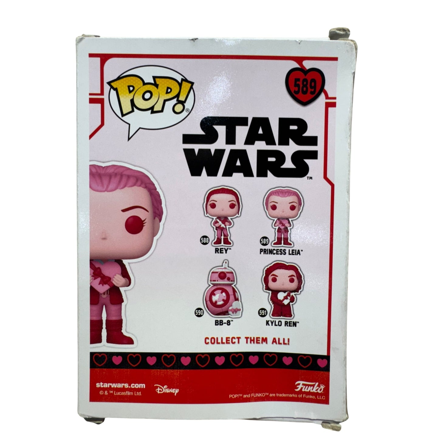 Funko Pop! Star Wars Princess Leia #589 Vinyl Bobble-Head Collectible #9868