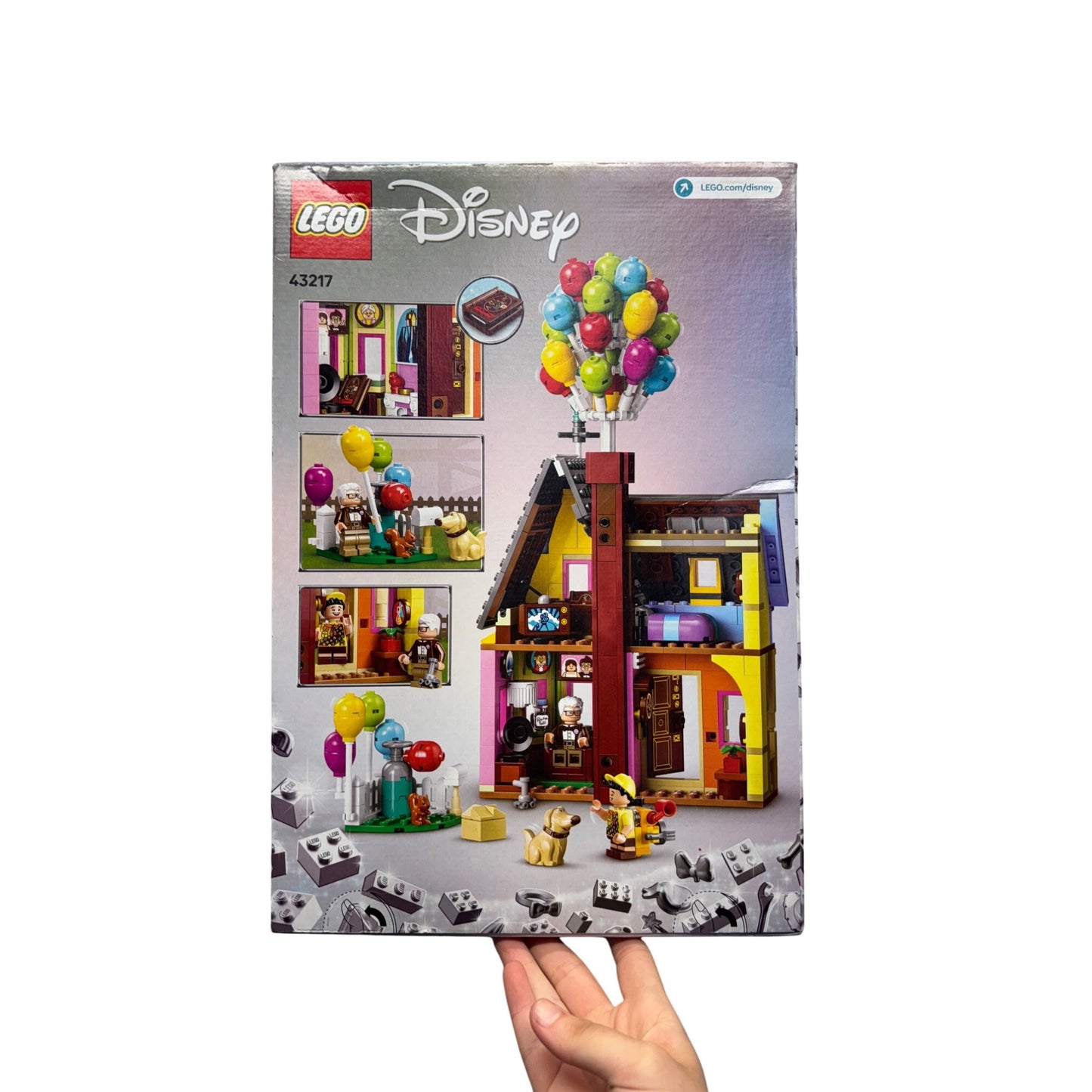 Lego Disney Up House Model 43217 Collectible Building Set With Balloons #9654