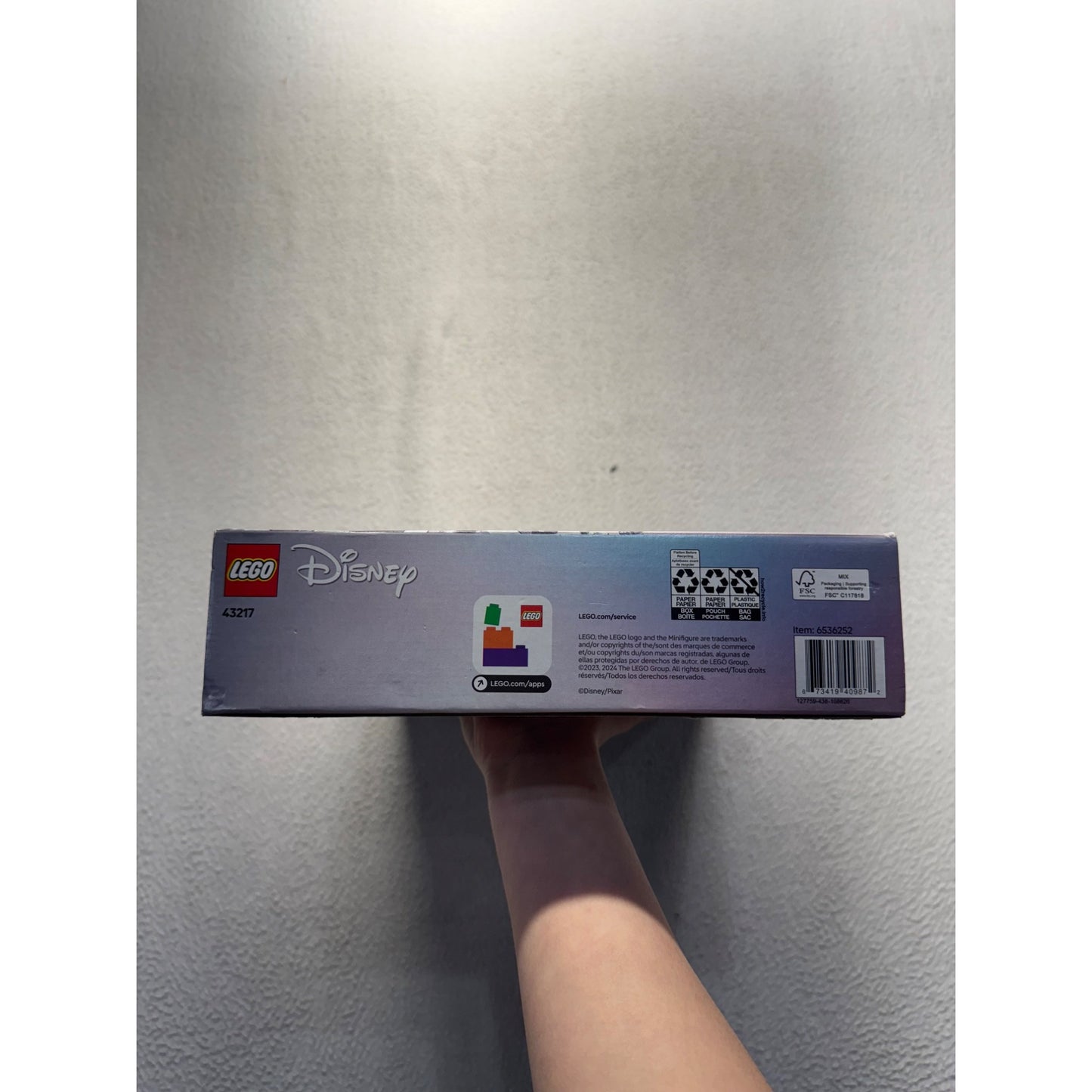 Lego Disney Up House Model 43217 Collectible Building Set With Balloons #9654