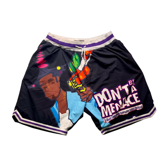 “Don’t be a Menace” Basketball Shorts