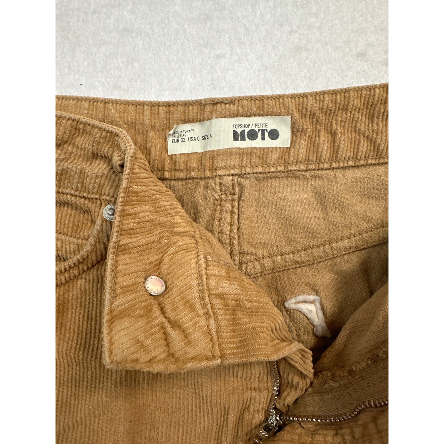 Women’s TopShop Corduroy Skirt