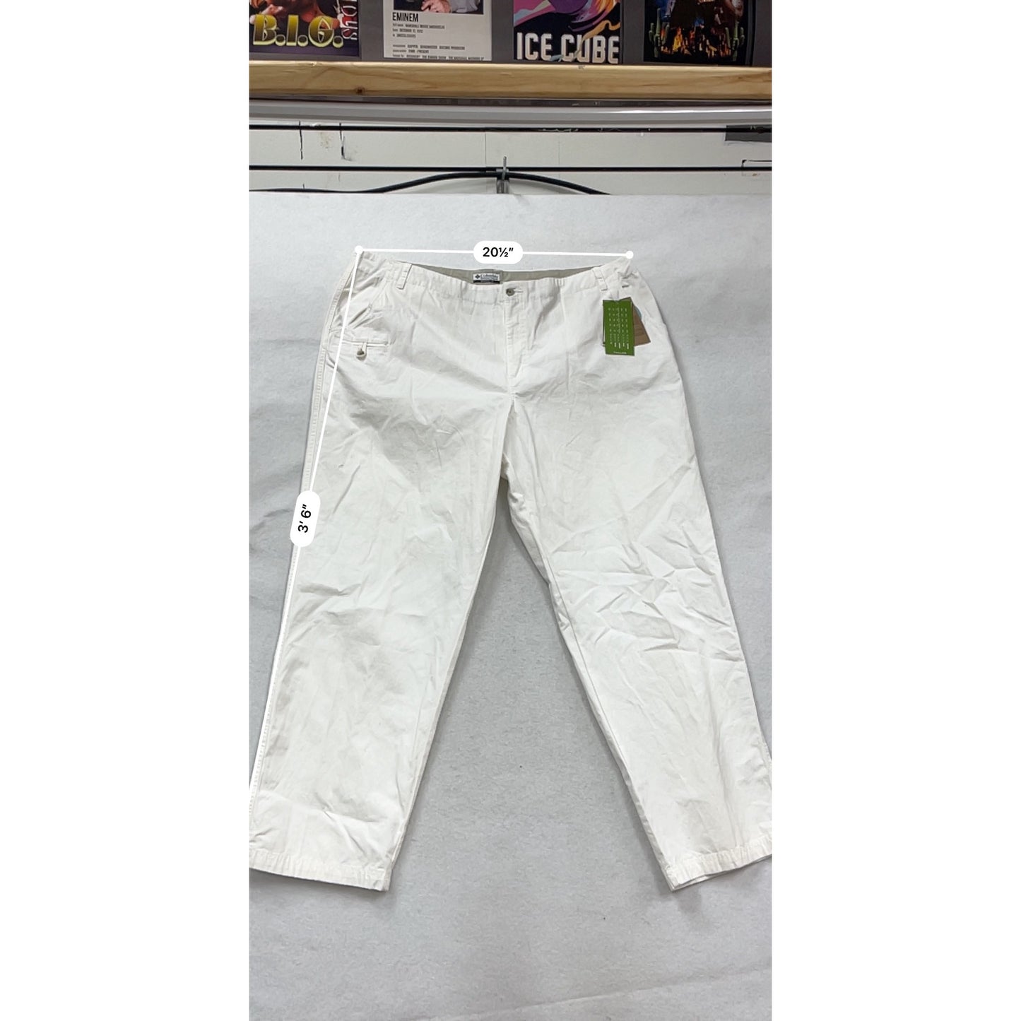 Columbia White Capri Pants 22W #157A