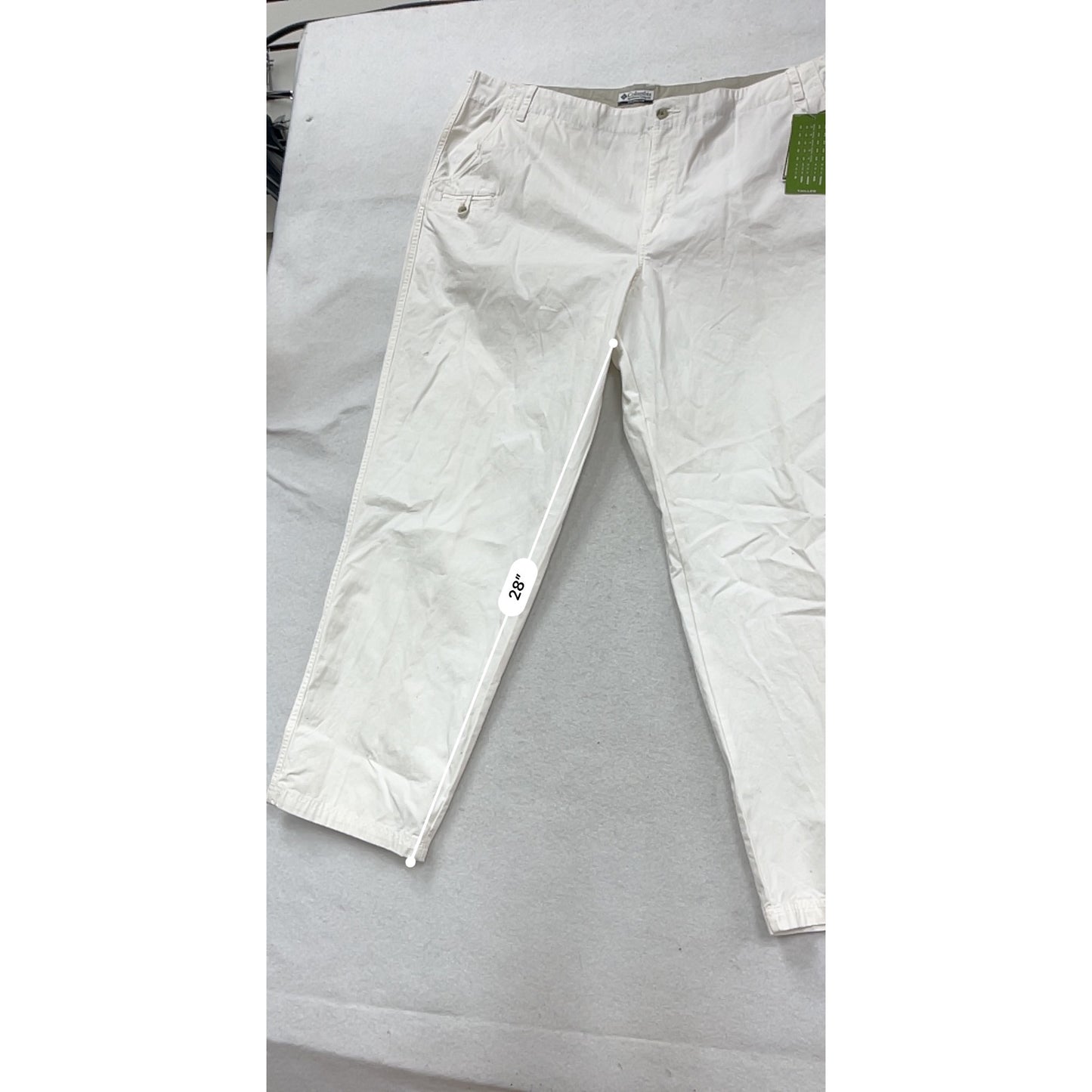 Columbia White Capri Pants 22W #157A