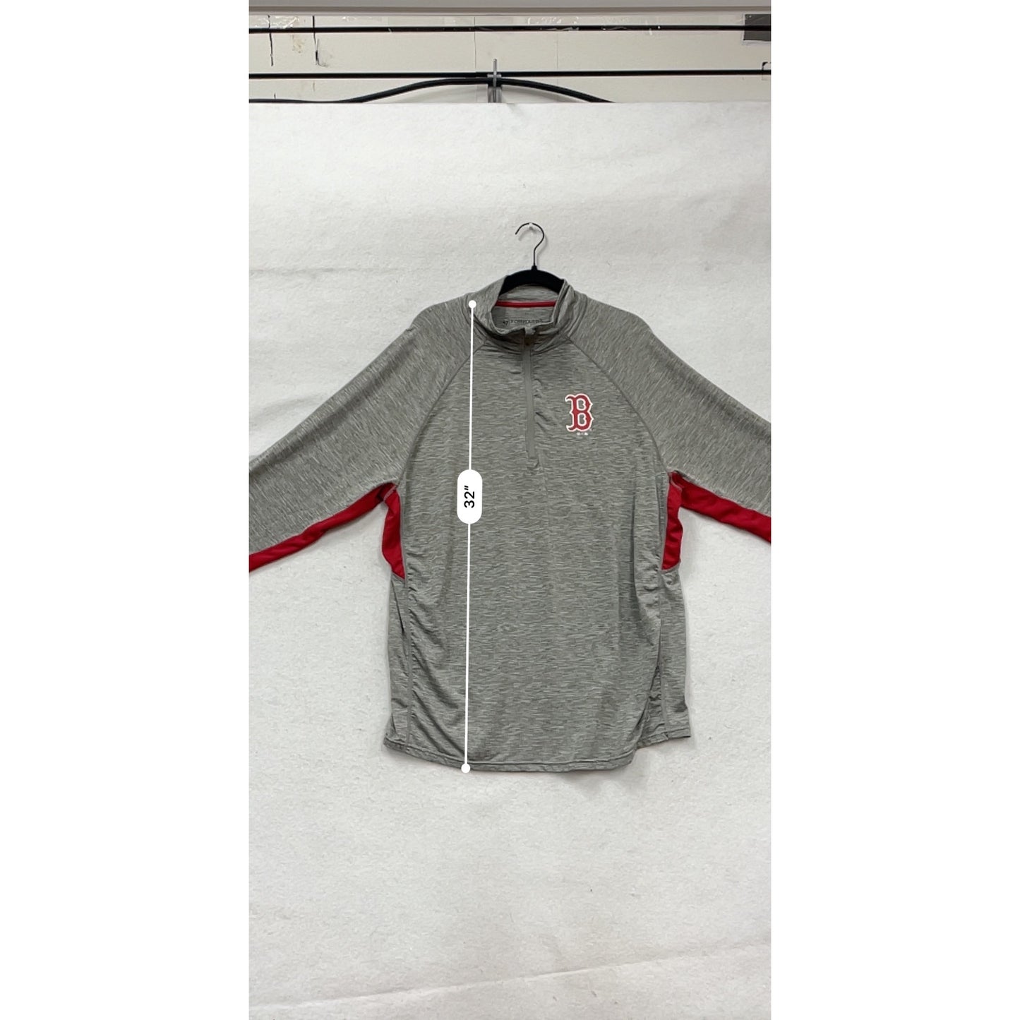 Boston Red Sox 1/4 Zip Pullover By 47 Forward #154A