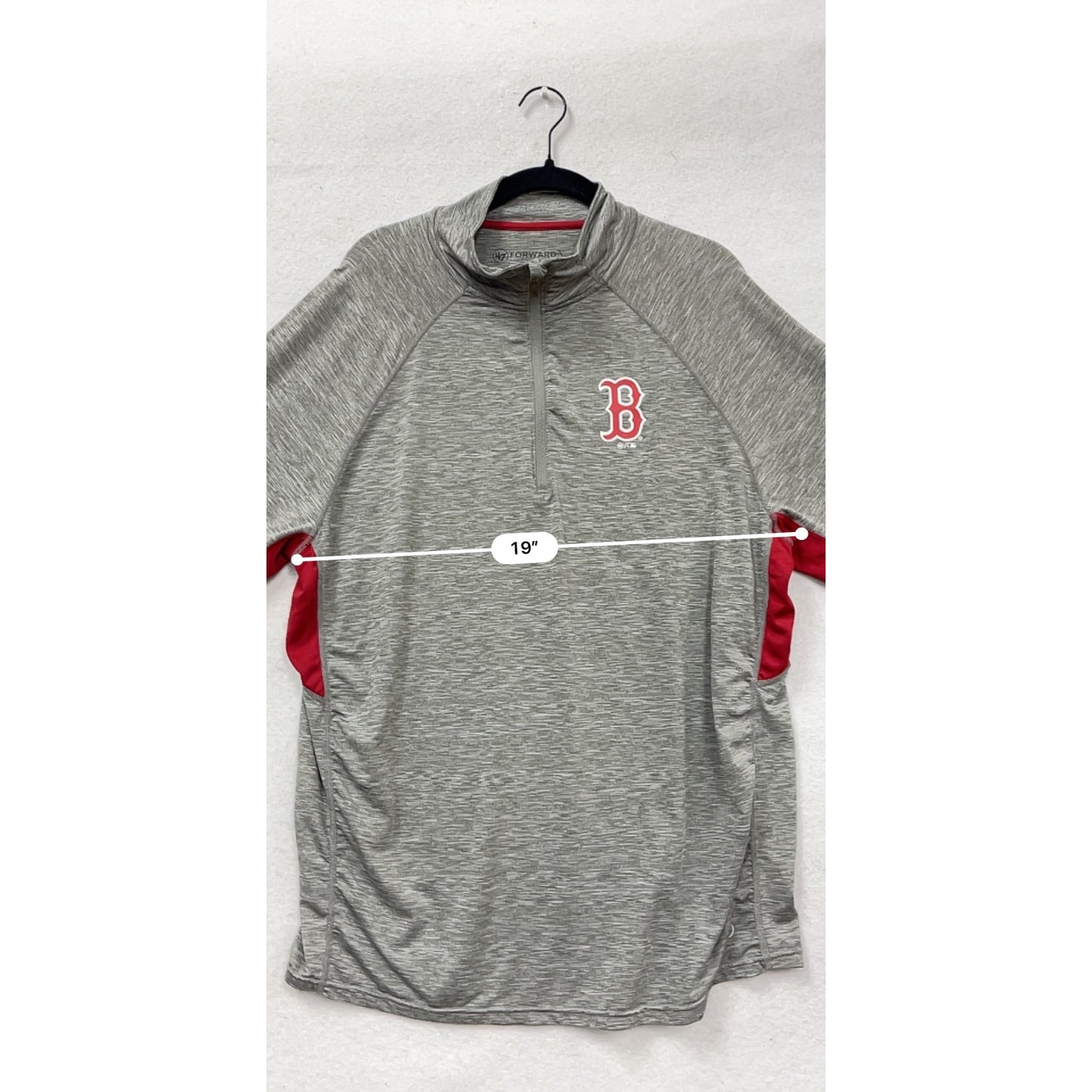 Boston Red Sox 1/4 Zip Pullover By 47 Forward #154A