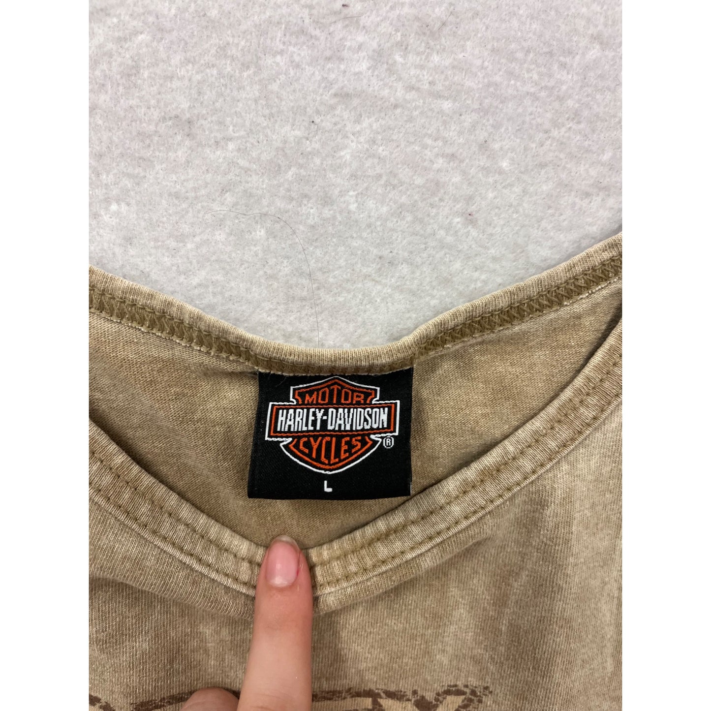 Harley-Davidson Tank Top Classic Motorcycles Design Size L #607A