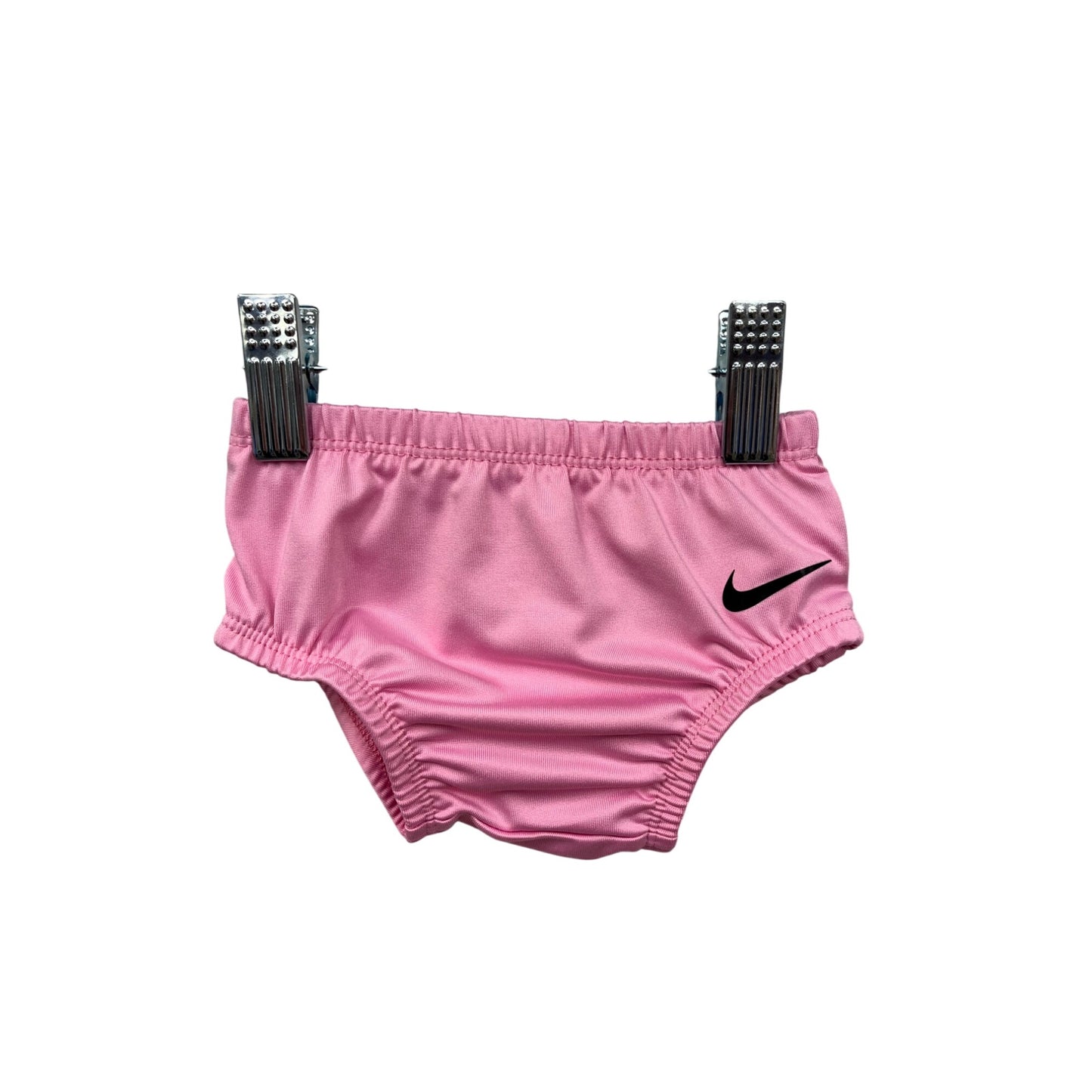 Nike Baby Girl 3M Pink Dri-FIT Swim Bottoms With Elastic Waistband #6755