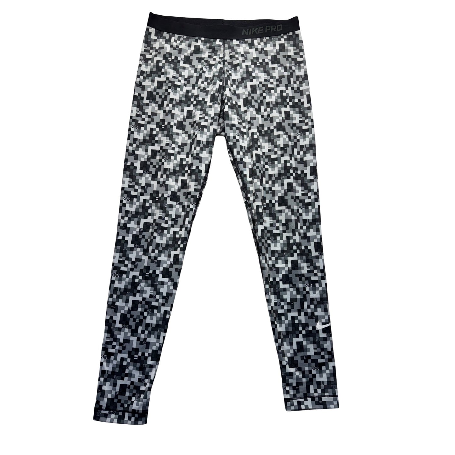 Nike Pro Dri-Fit Compression Leggings XL Pixel Camo Black/Gray 289B