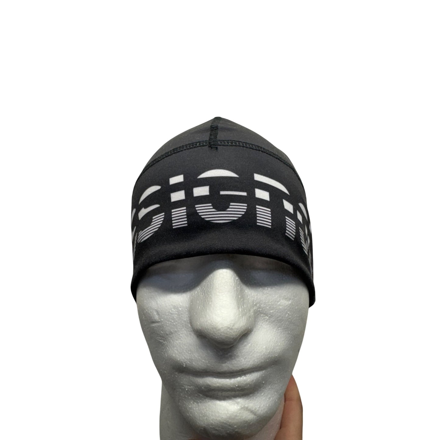 Rossignol Black Stretch Beanie Hat With Logo Design Lightweight Ski Gear #9612