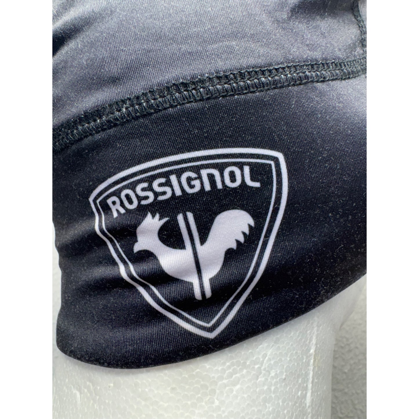 Rossignol Black Stretch Beanie Hat With Logo Design Lightweight Ski Gear #9612