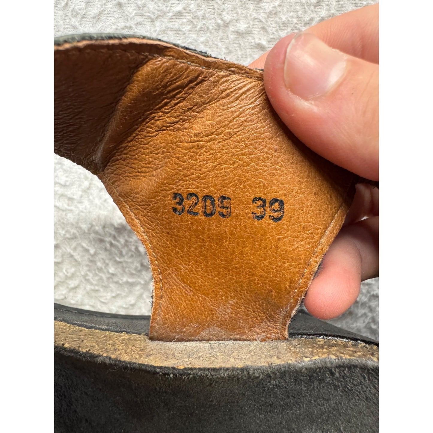 Taos Black Leather Wedge Sandals With Adjustable Straps & Metal Accents #9241