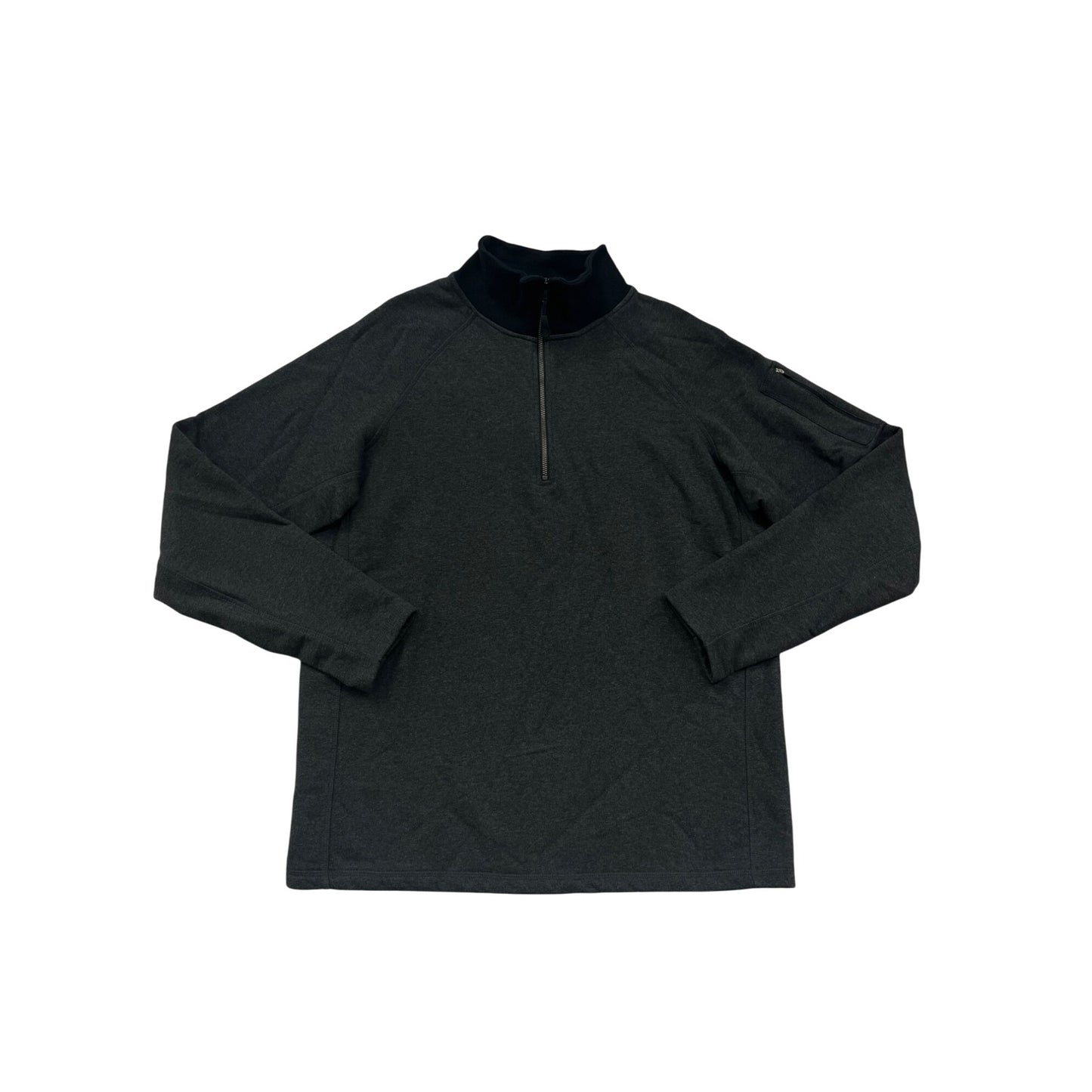 Mens Pact Organic Charcoal Quarter-Zip #2922