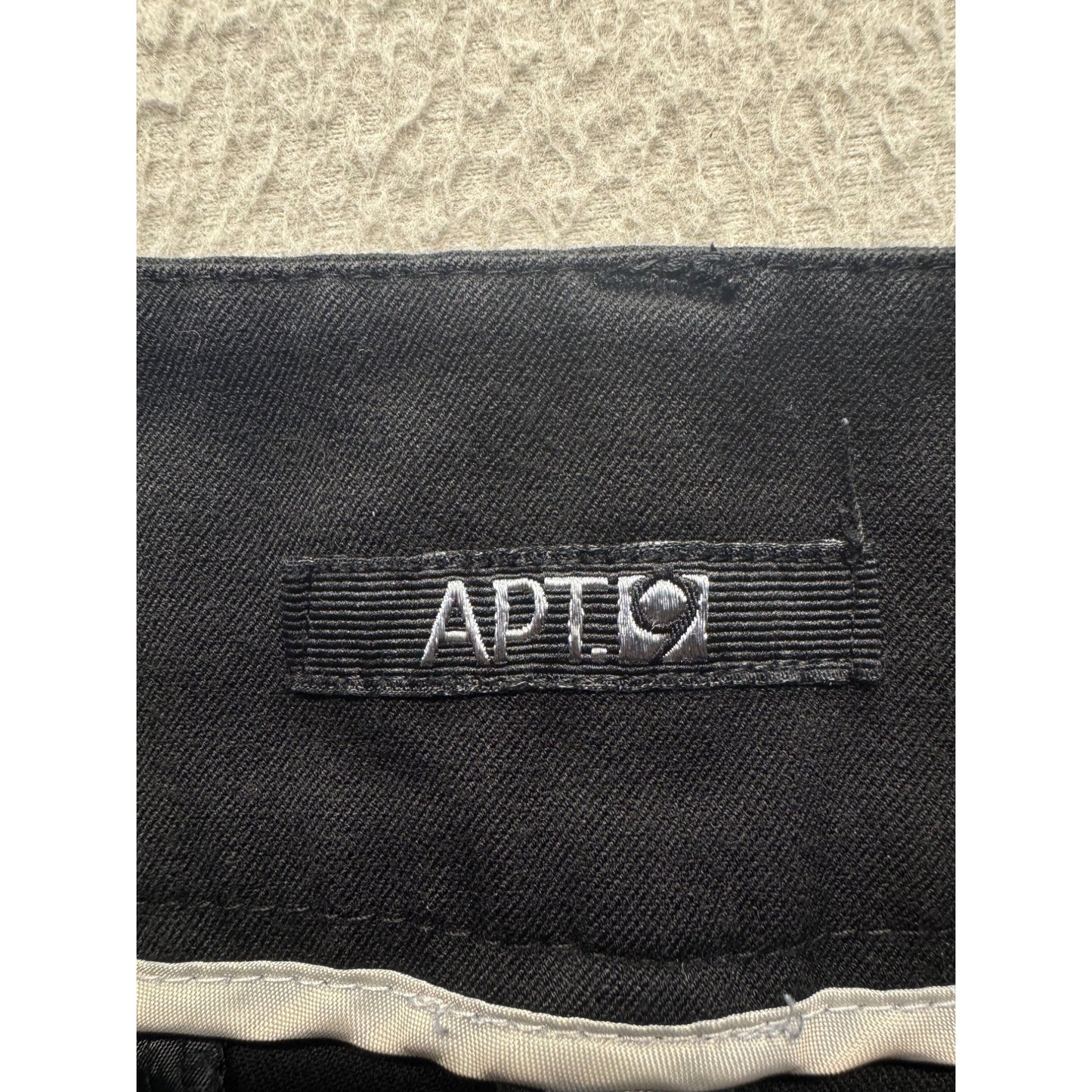 Apt. 9 Black Dress Pants Size 12 Polyester Blend 446B
