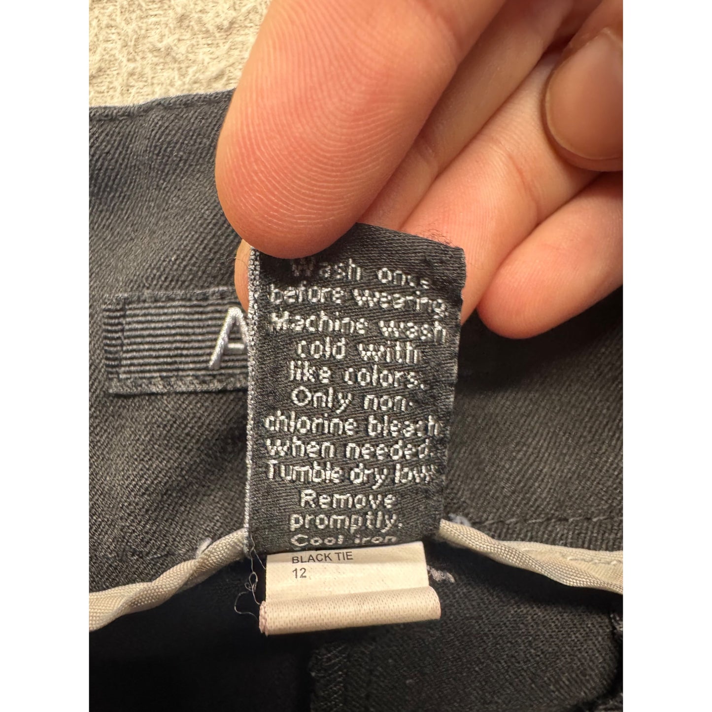 Apt. 9 Black Dress Pants Size 12 Polyester Blend 446B