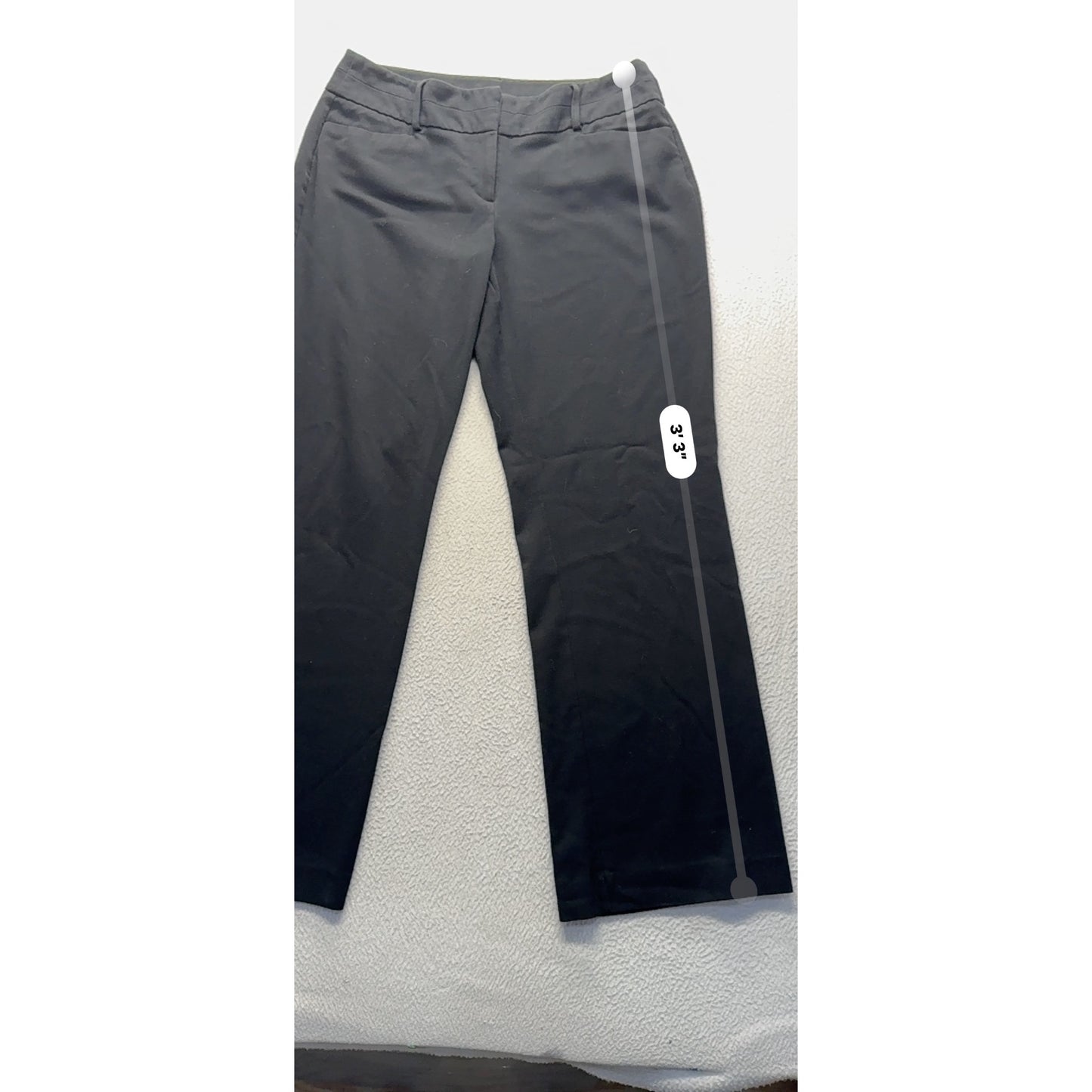 Apt. 9 Black Dress Pants Size 12 Polyester Blend 446B