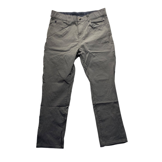 Mens Denali Gray Pants 34x30 Lightweight Stretch Casual Wear #7364