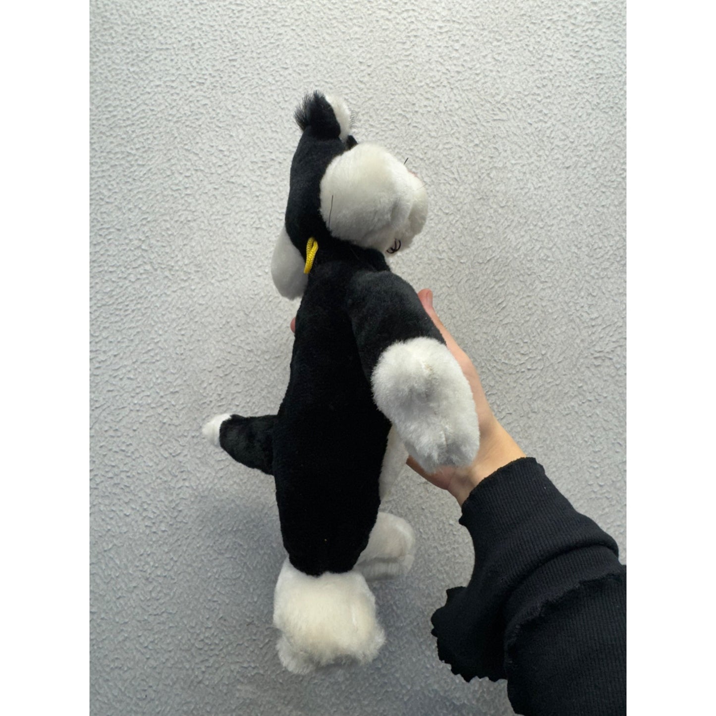 Looney Tunes Sylvester The Cat Plush Toy 10" Black & White With Tags 411B