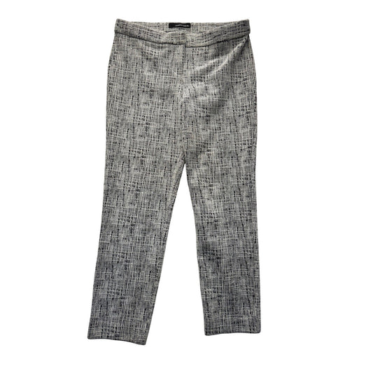 Amanda + Chelsea Black & White Textured Pants Size 10 #184B