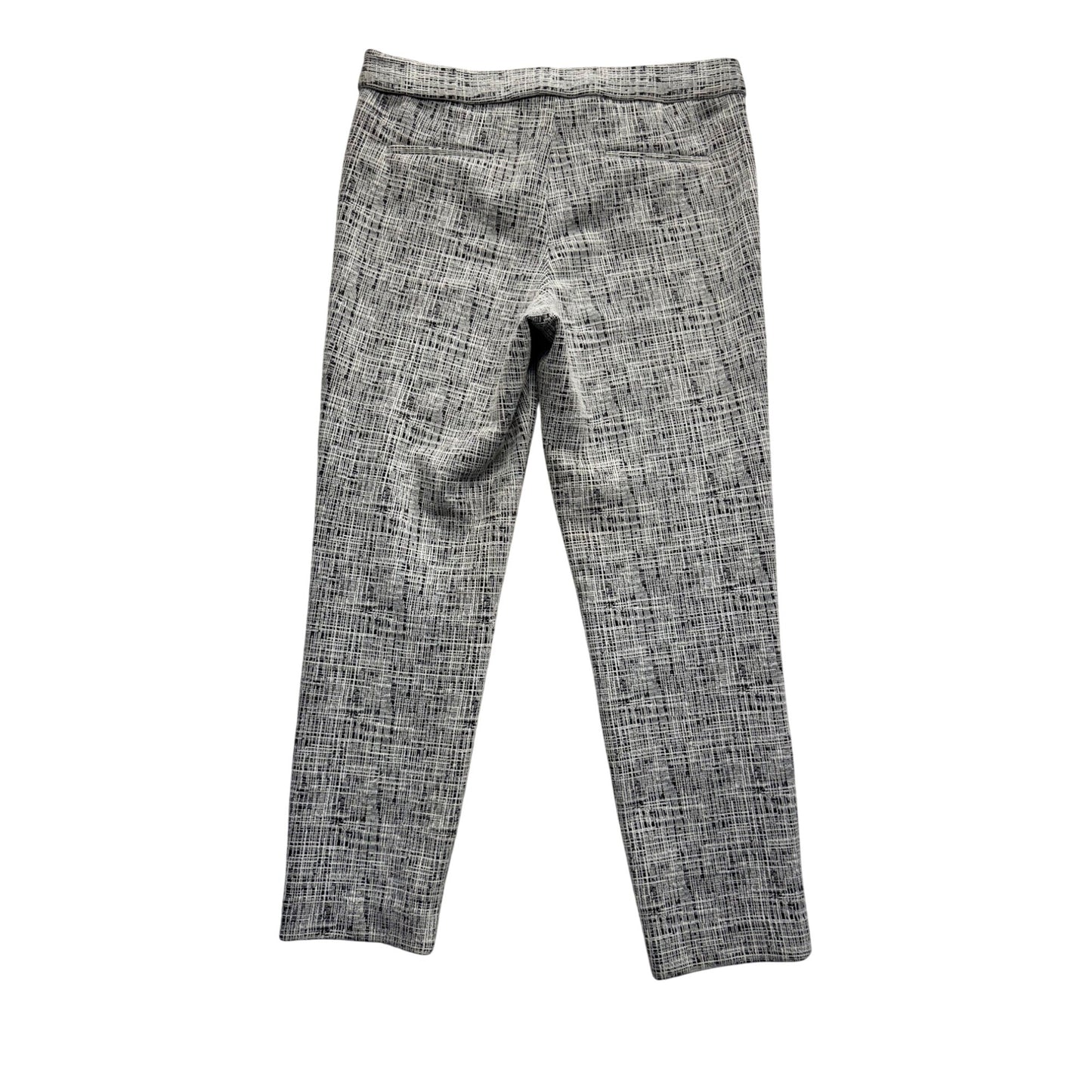 Amanda + Chelsea Black & White Textured Pants Size 10 #184B