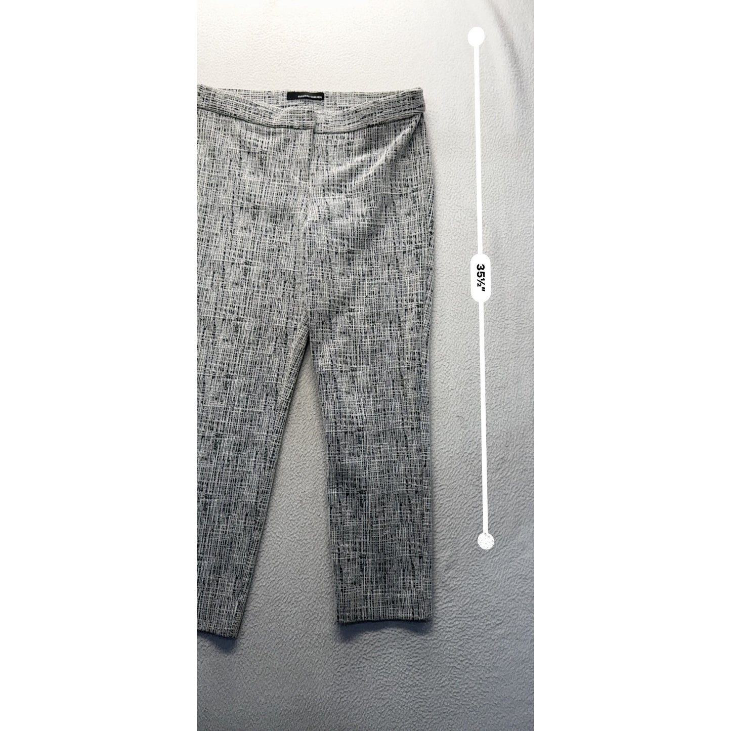 Amanda + Chelsea Black & White Textured Pants Size 10 #184B