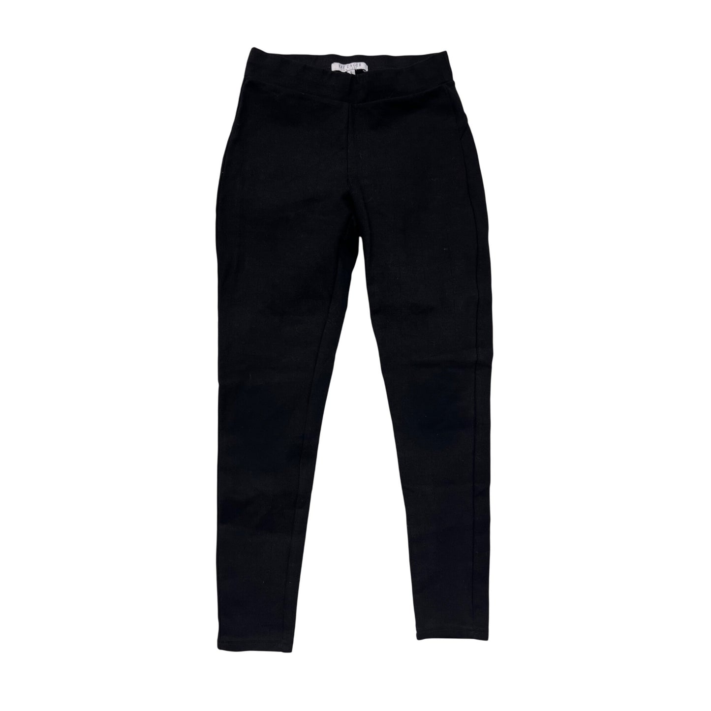 Kay Unge Black Slim Fit Pants S #8475