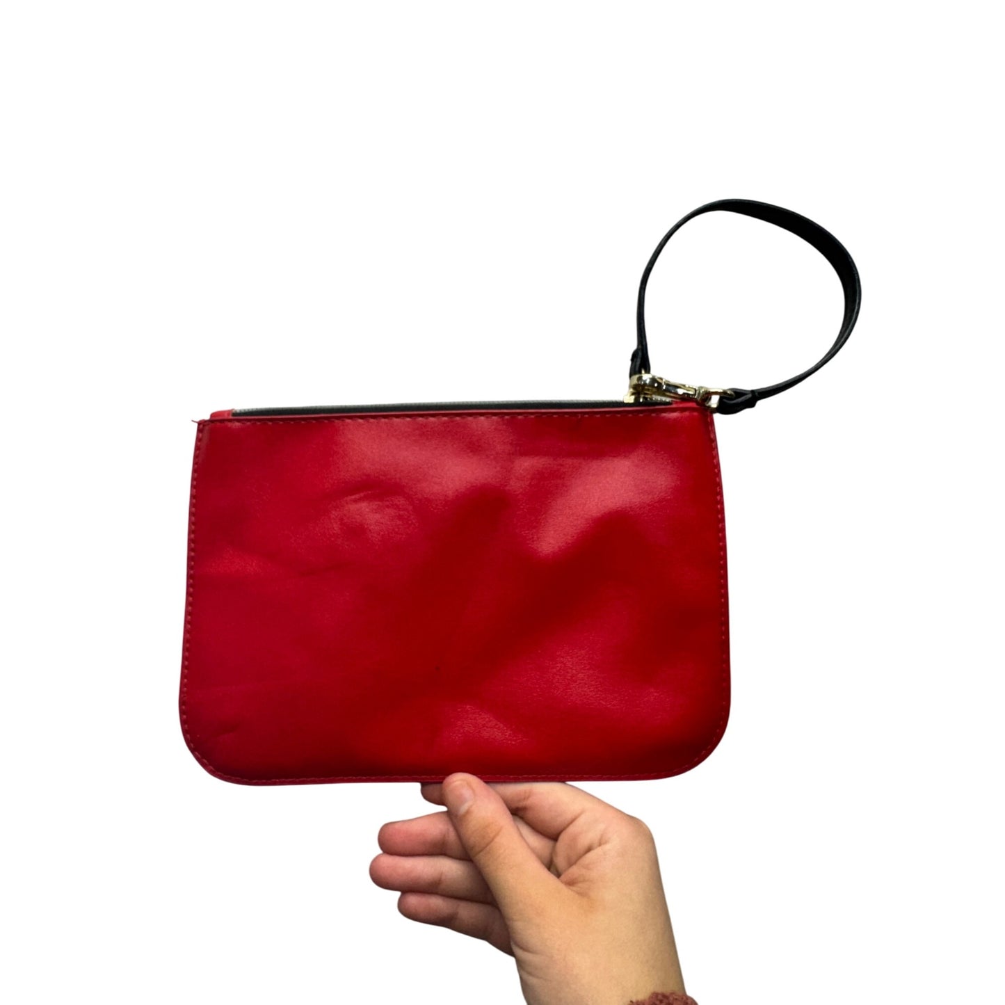 Victorias Secret Red "XOXO" Wristlet Clutch Bag #73B