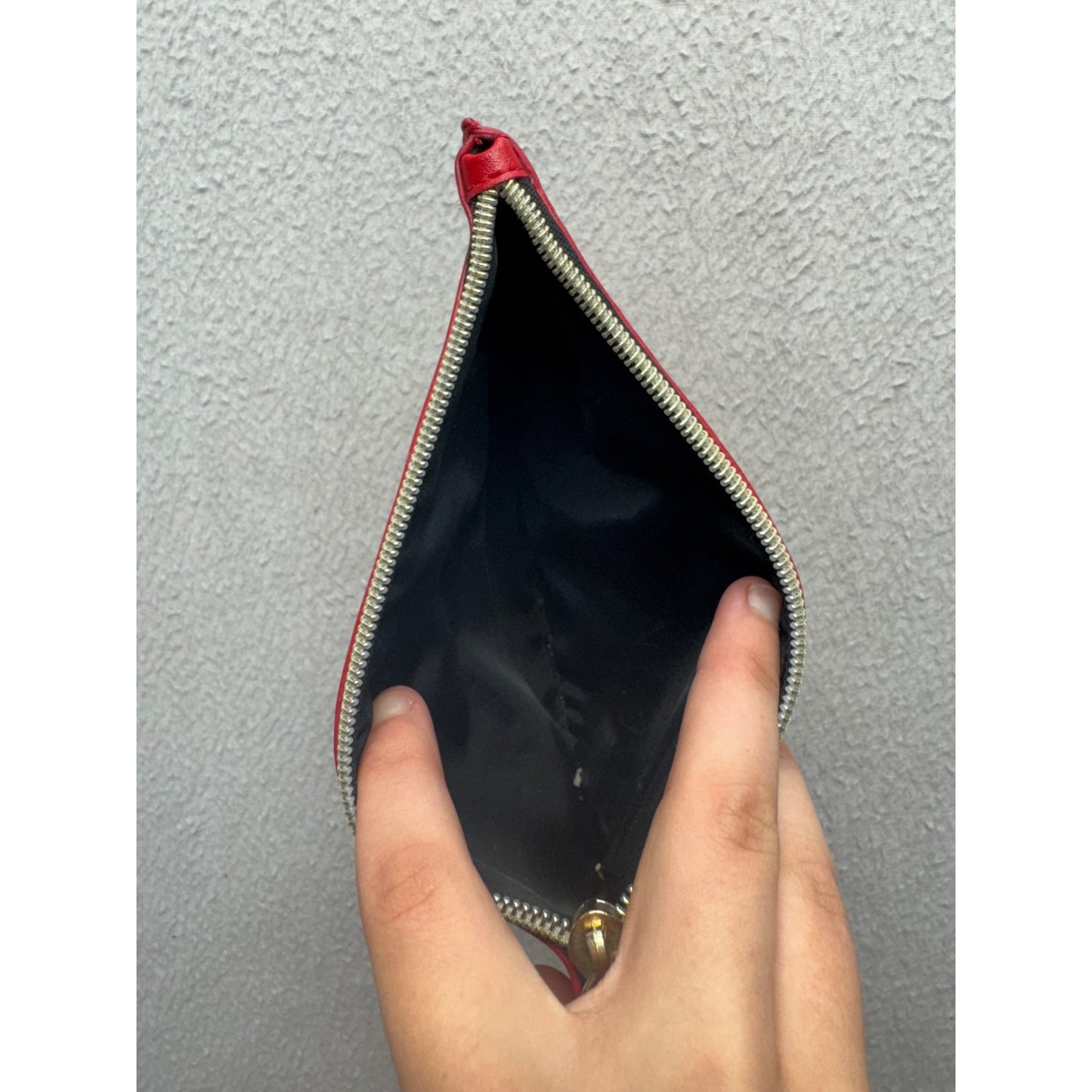 Victorias Secret Red "XOXO" Wristlet Clutch Bag #73B