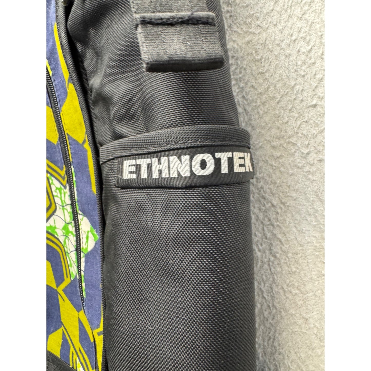 Ethnotek Raja 30L Roll-Top Backpack With Ghana Kente Print