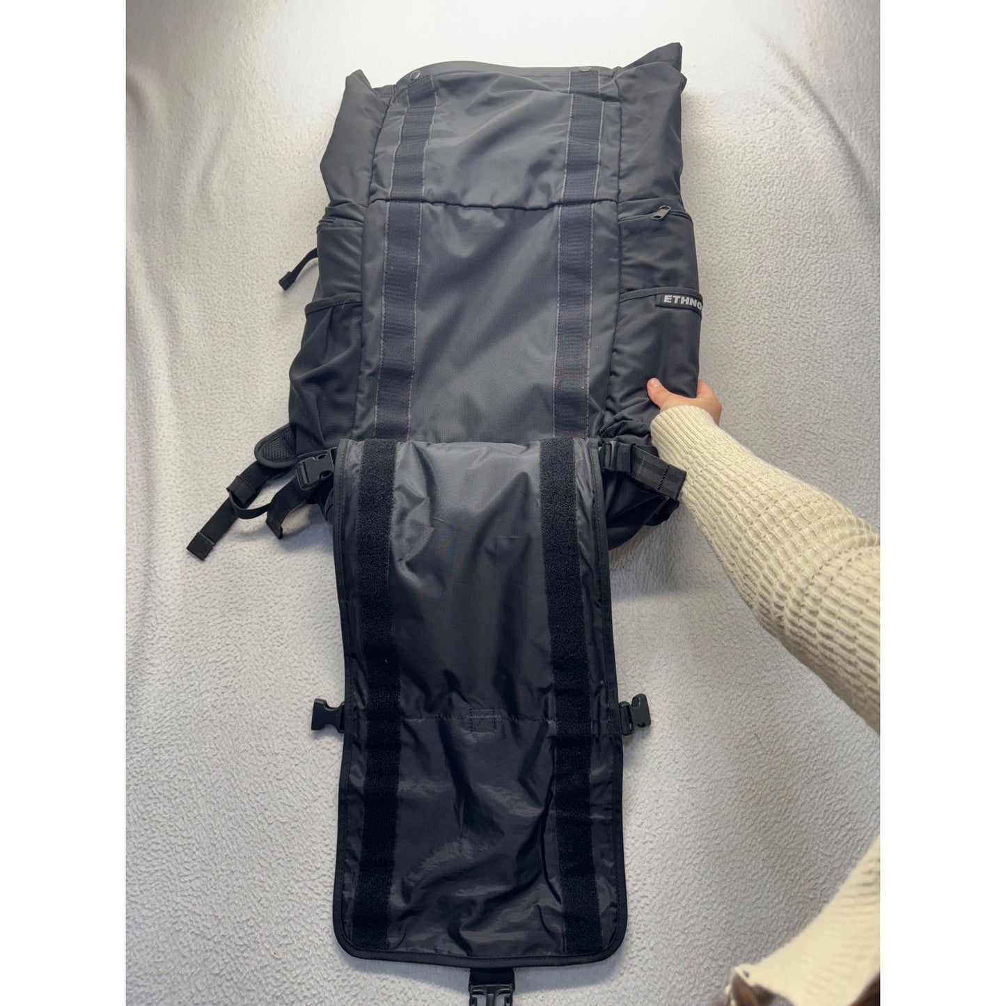 Ethnotek Raja 30L Roll-Top Backpack With Ghana Kente Print