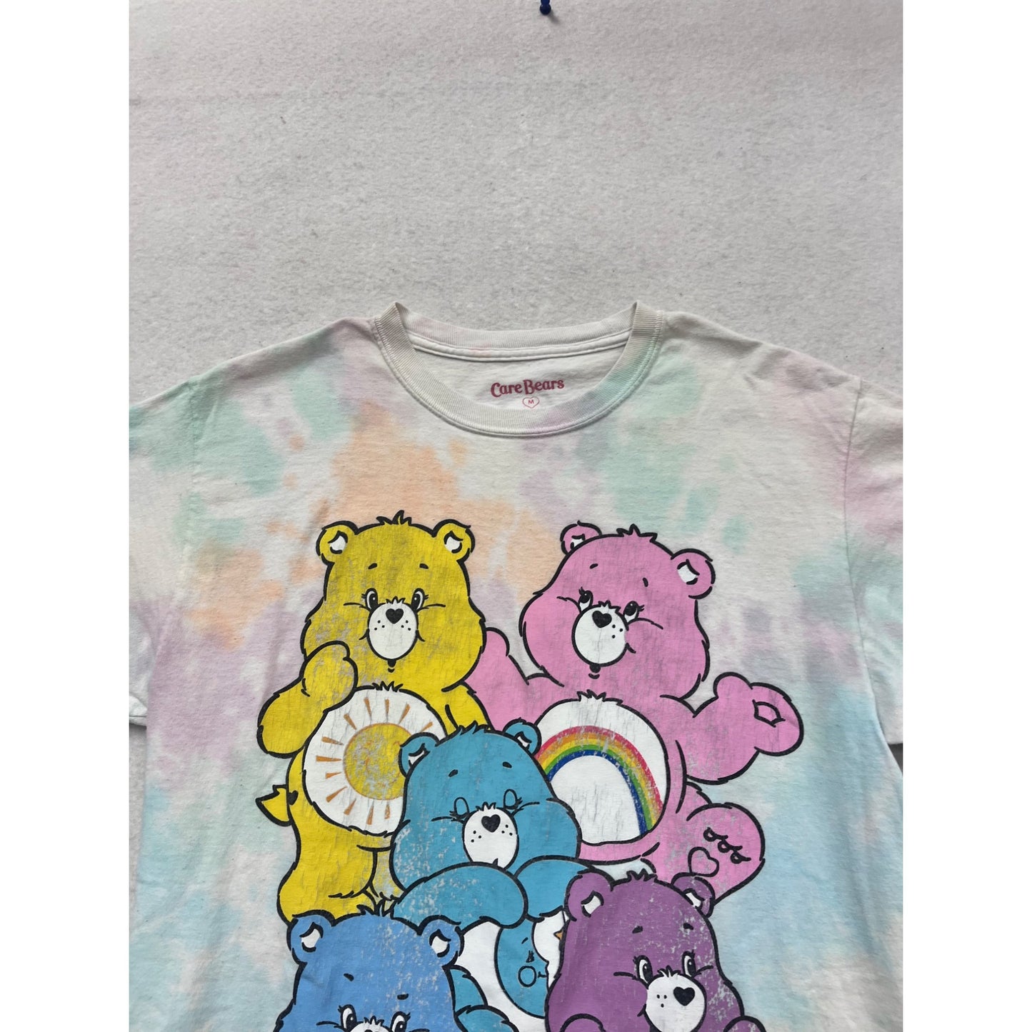 Care Bears Tie-Dye T-Shirt Medium 100% Cotton #444A