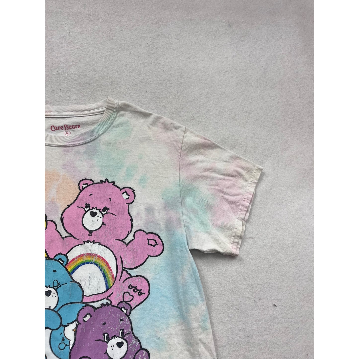 Care Bears Tie-Dye T-Shirt Medium 100% Cotton #444A