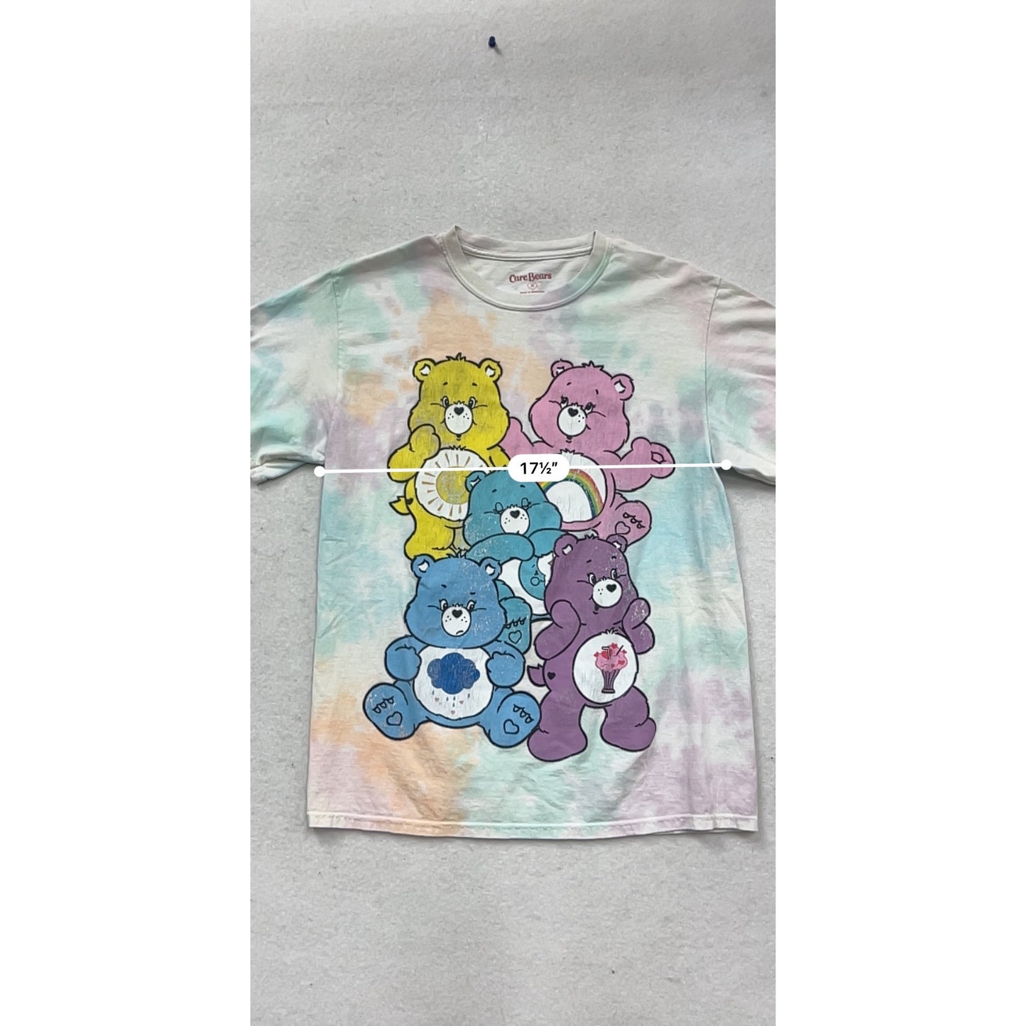 Care Bears Tie-Dye T-Shirt Medium 100% Cotton #444A