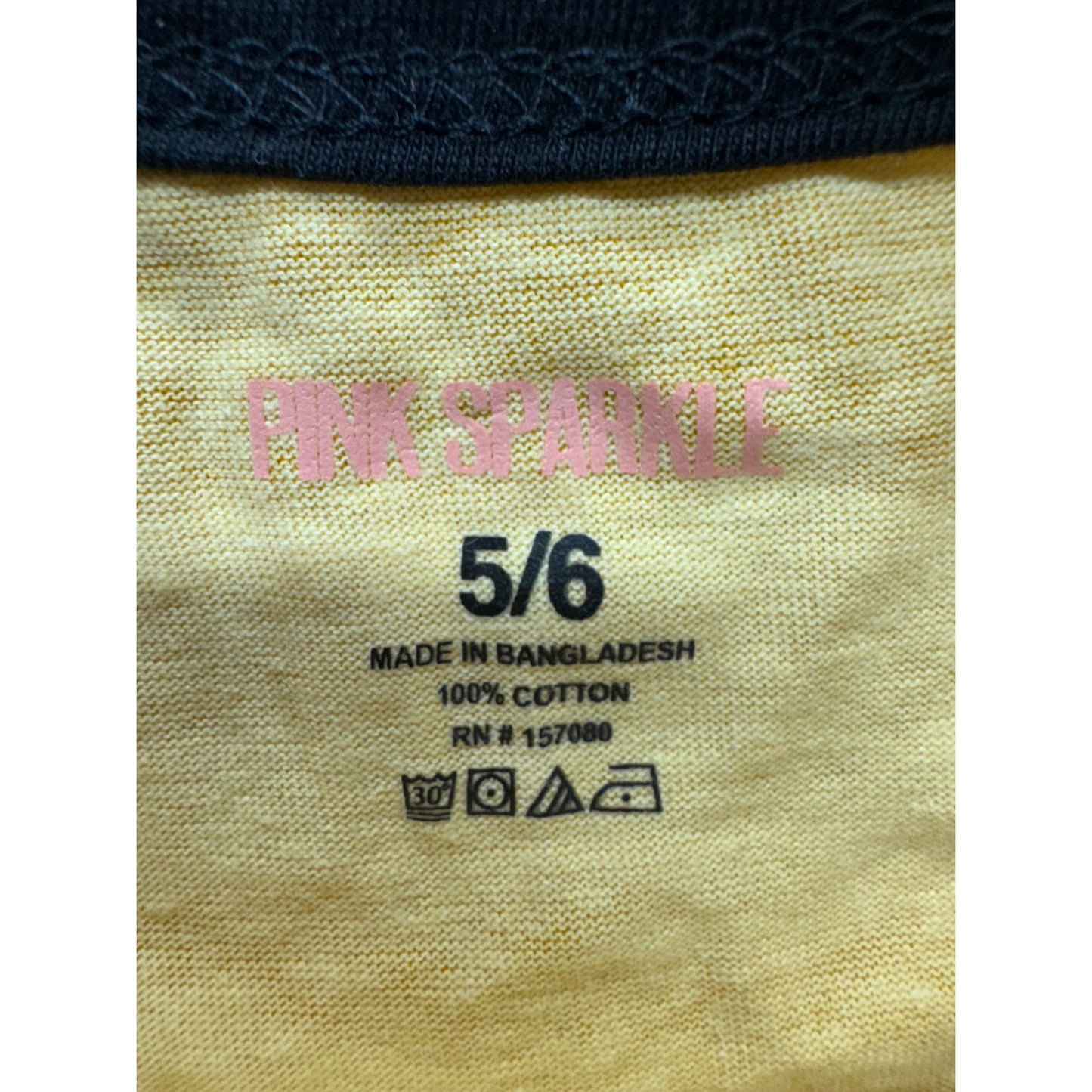 My Brown Is Beautiful Yellow Tie-Dye Graphic T-Shirt Size 5/6 #9327