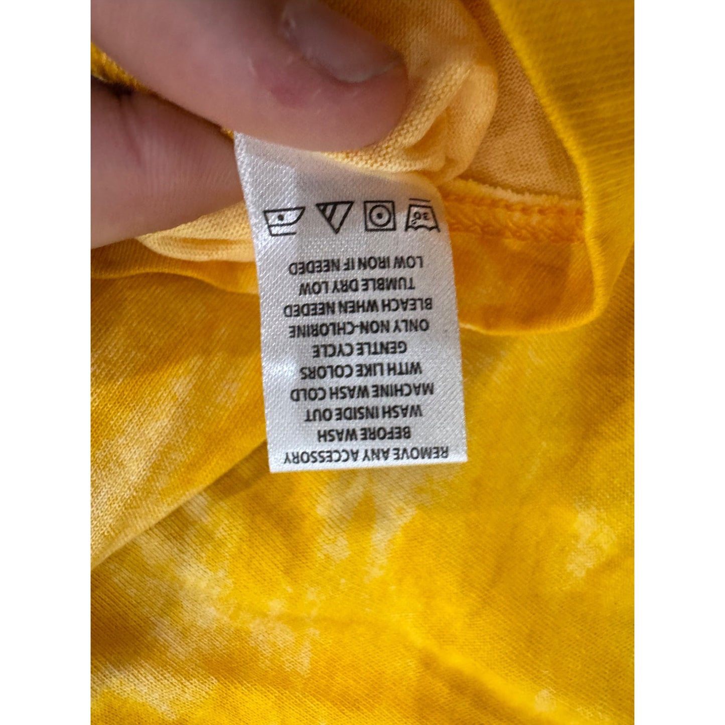 My Brown Is Beautiful Yellow Tie-Dye Graphic T-Shirt Size 5/6 #9327