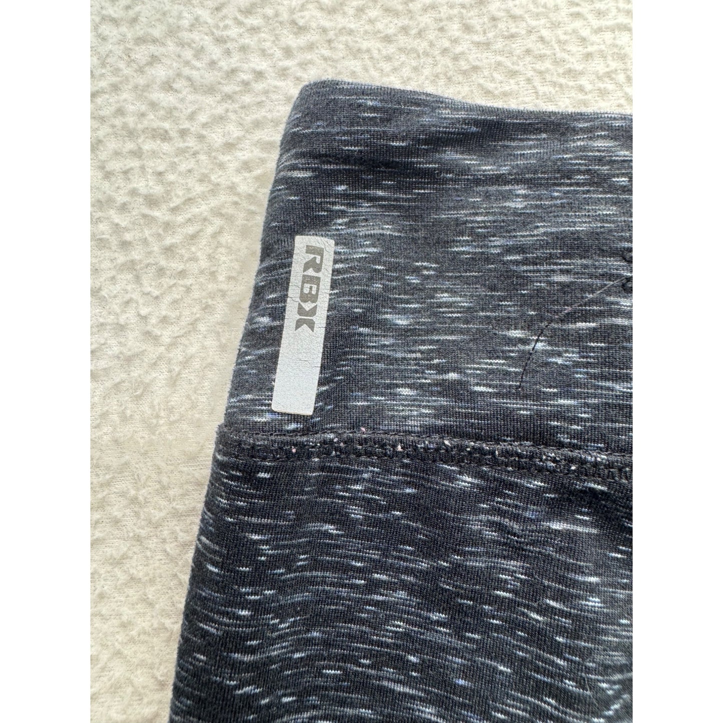 RBX Heathered Gray High-Waisted Full-Length Leggings S #9920