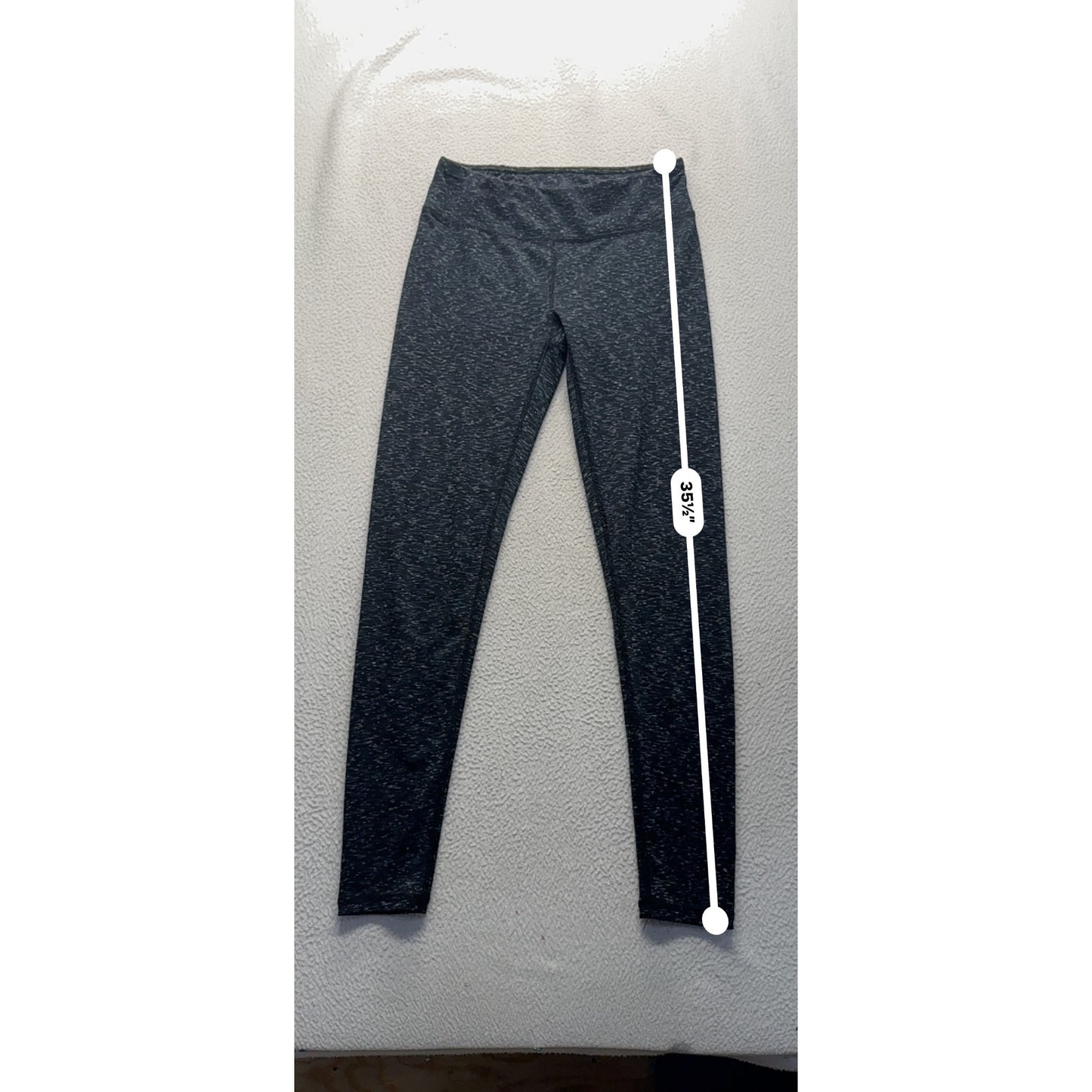 RBX Heathered Gray High-Waisted Full-Length Leggings S #9920