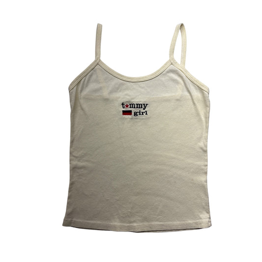 Tommy Girl Yellow Cotton Spaghetti Strap Tank Top XL#6385