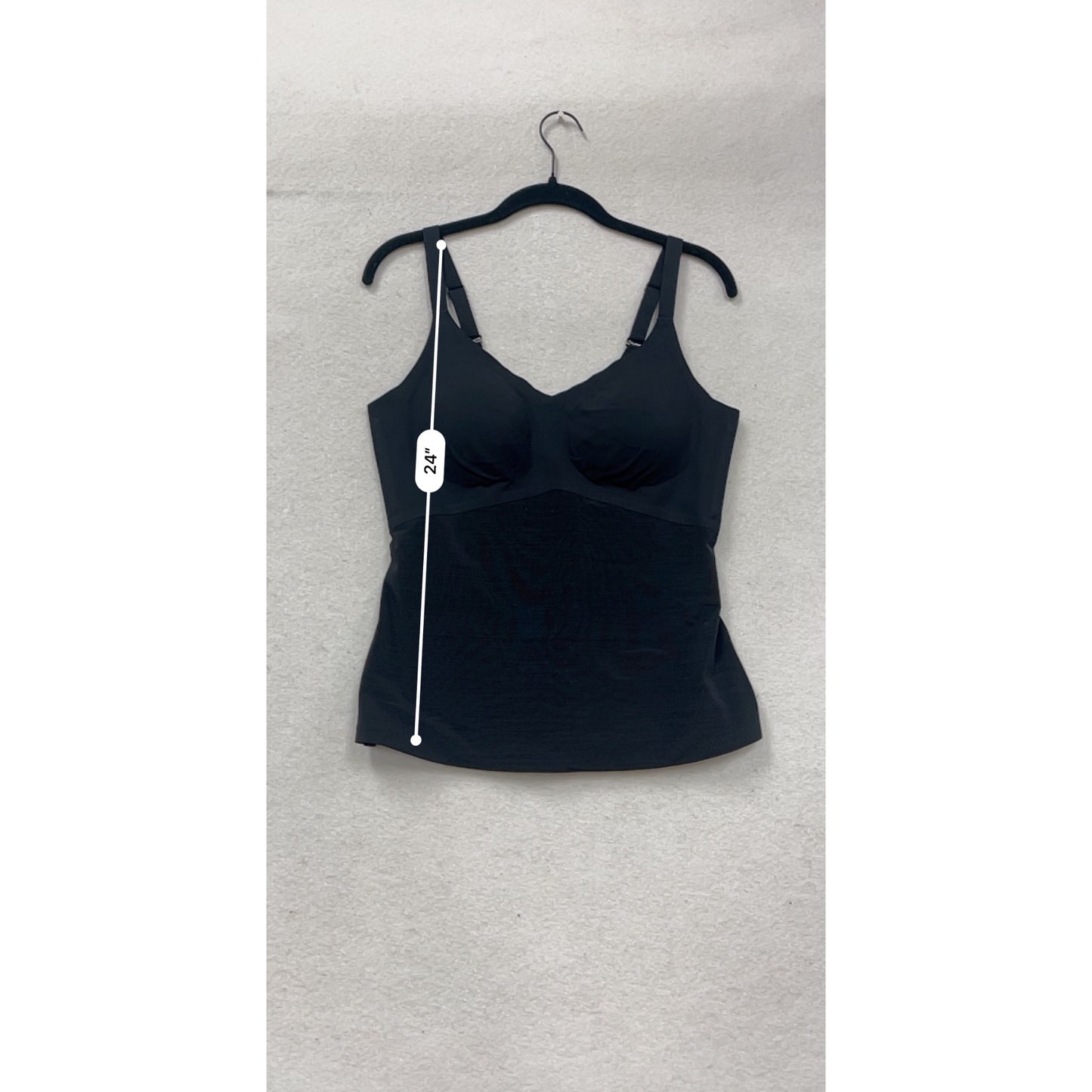 Honeylove Black Sculptwear Tank Top Adjustable Straps #114A